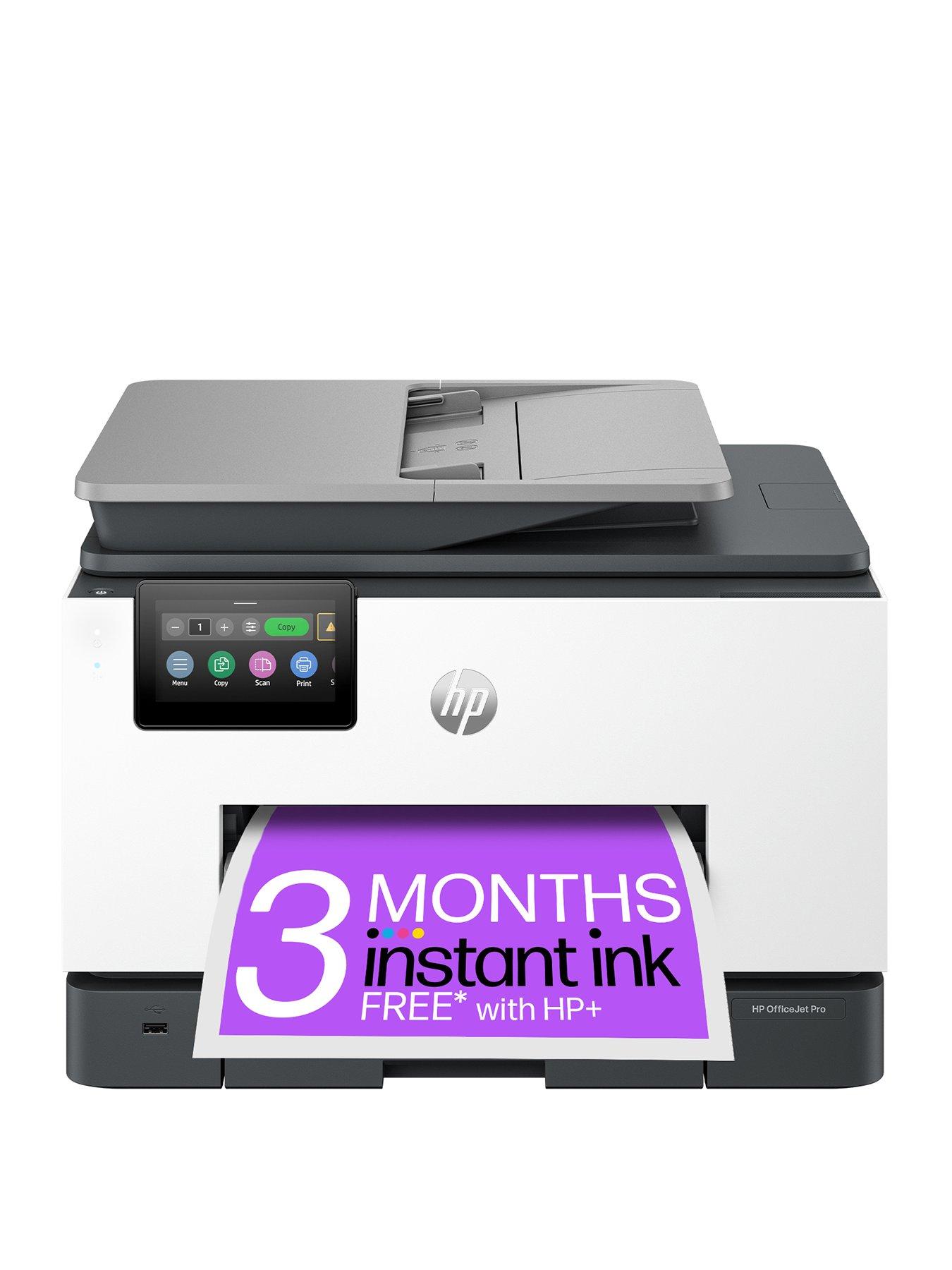 HP OfficeJet Pro 9132e All-in-One Wireless Colour Printer with Fax and 3 months of Instant Ink Included with HP+