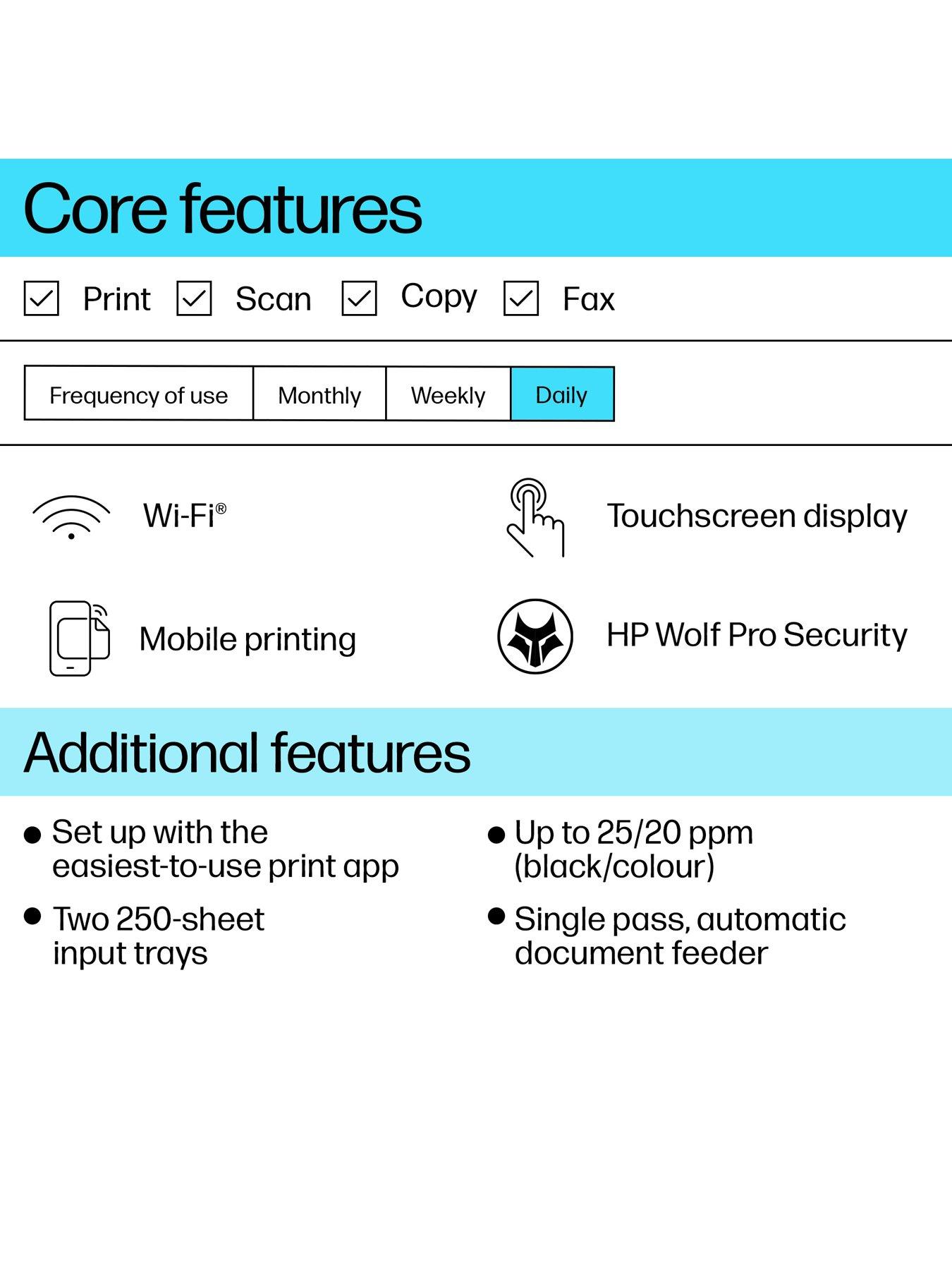 Image 6 of 8 of HP OfficeJet Pro 9132e All-in-One Wireless Colour Printer with Fax and 3 months of Instant Ink Included with HP+