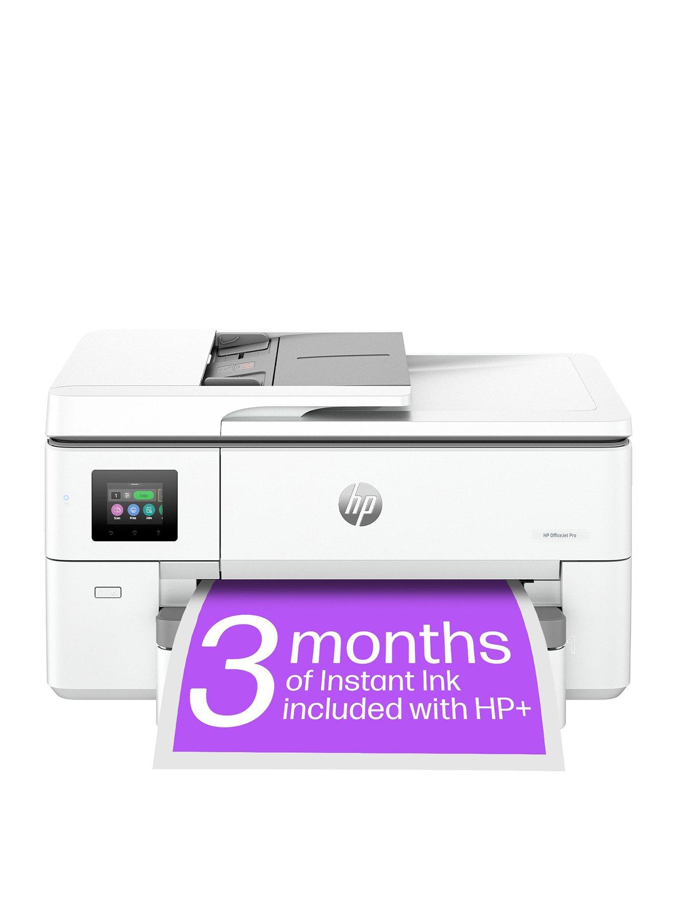 Hp Officejet Pro 9720E A3 All-In-One Wireless Colour Printer With 3 Months Of Instant Ink Included With Hp+