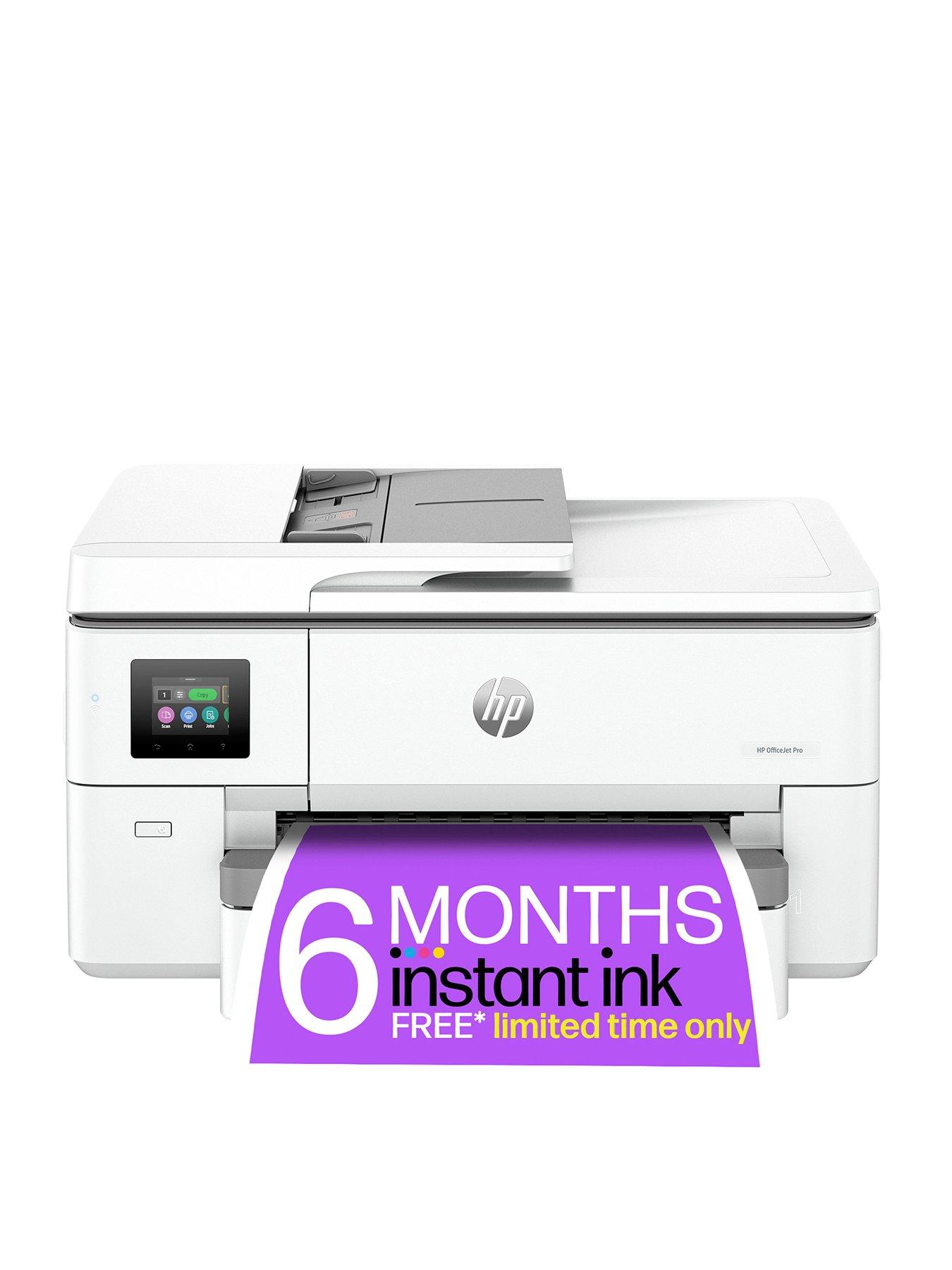 Hp Officejet Pro 9720E A3 All-In-One Wireless Colour Printer With 3 Months Of Instant Ink Included With Hp+