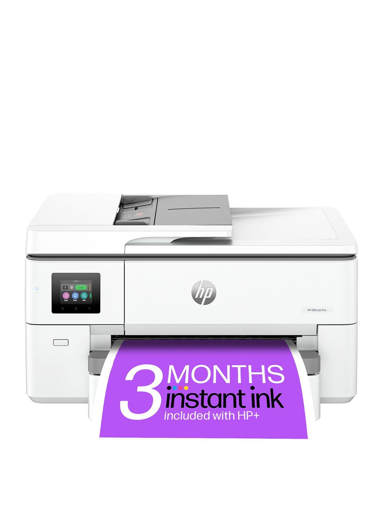 HP OfficeJet Pro 9720e A3 All-in-One Wireless Colour Printer with 3 months of Instant Ink Included with HP+