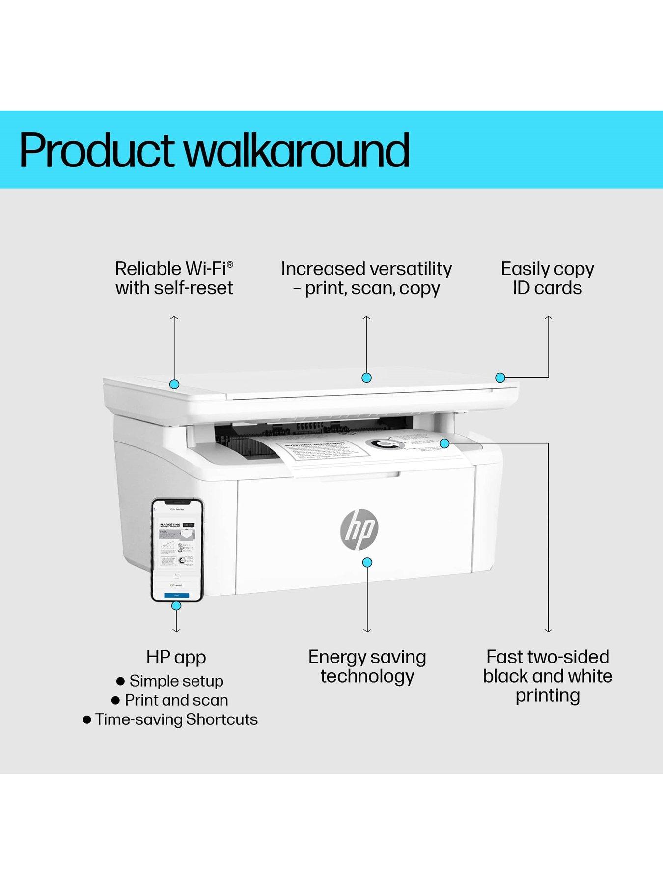 HP LaserJet MFP M140W Wireless Multifunction Mono Printer | Very.co.uk