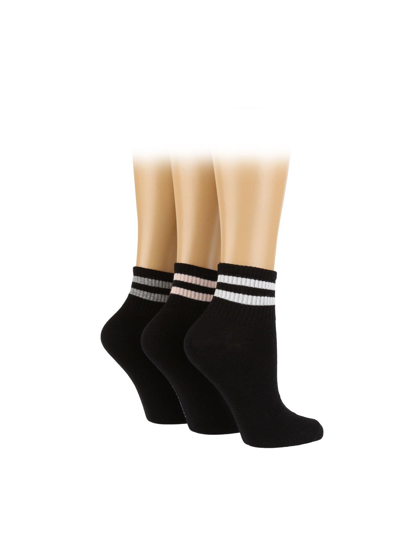 wild-feet-cropped-length-mock-rib-3-pack-ankle-socks-classic-black