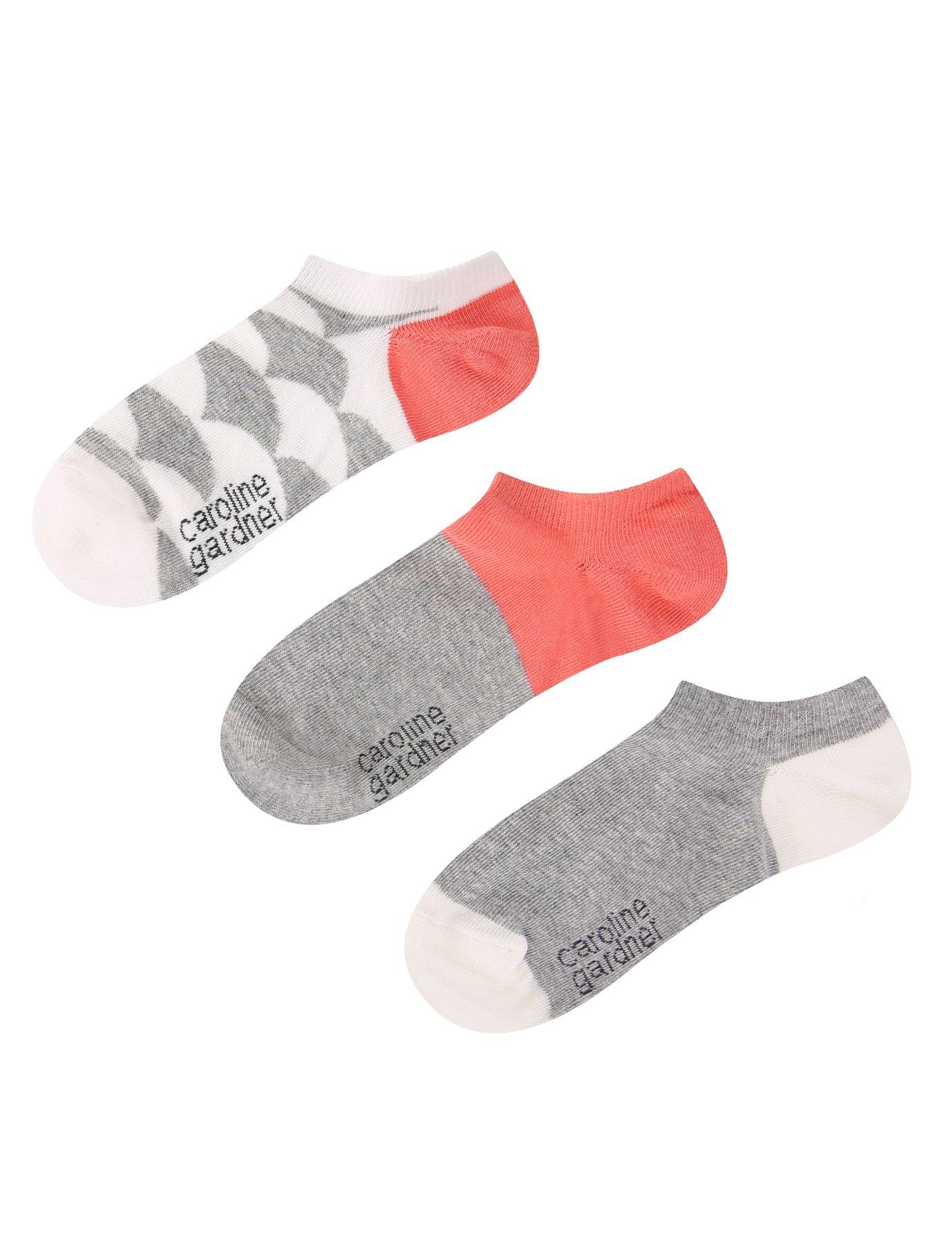 undefined Fashion Pastel Trainer Socks - Light Grey