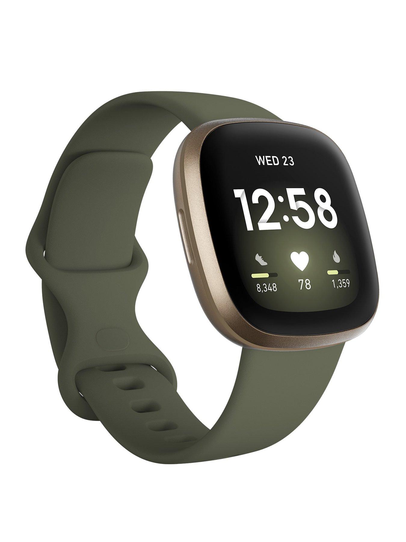 Fitbit Versa 3 Soft Gold Olive Very