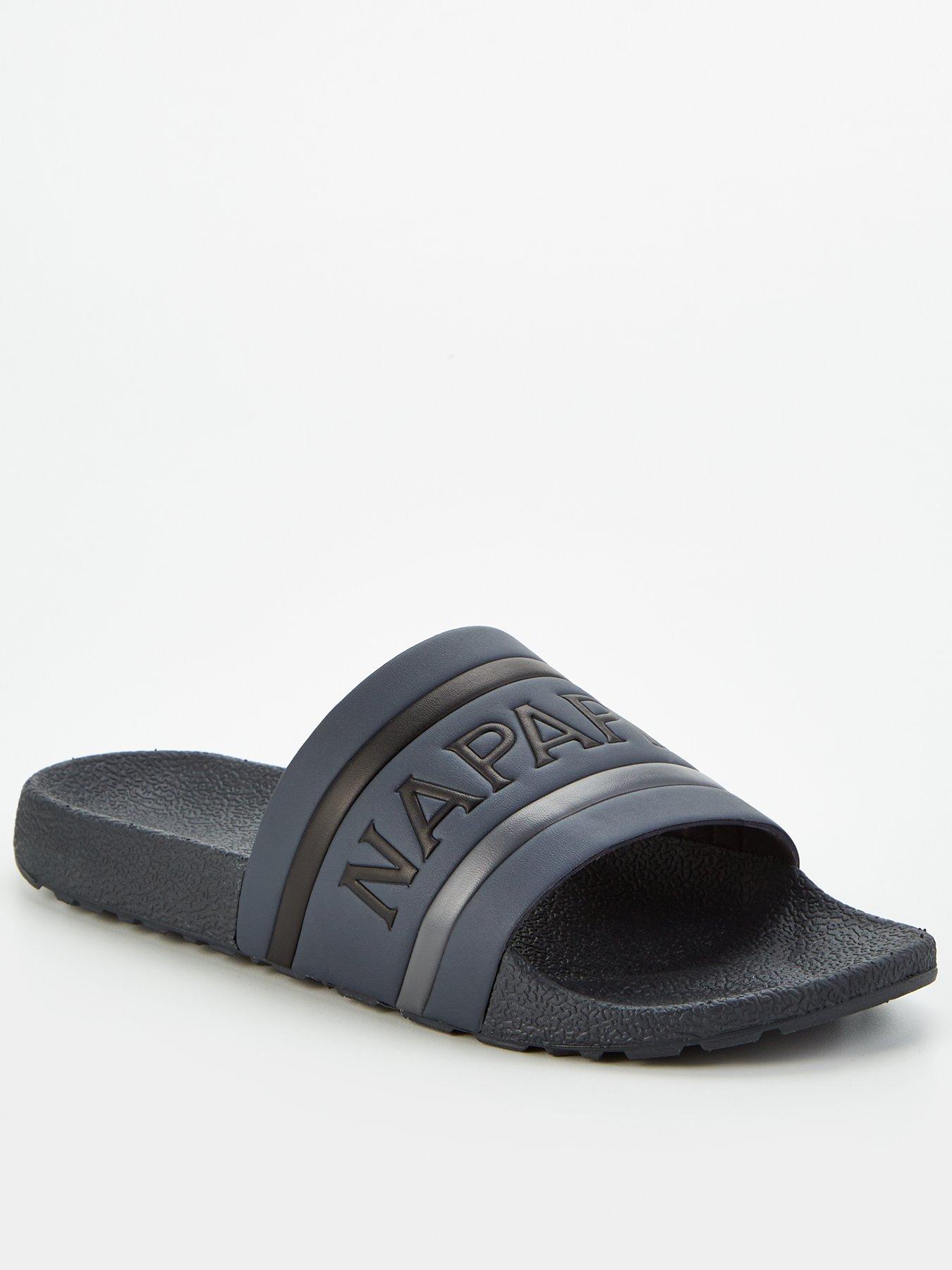 NAPAPIJRI Mens Stream Sliders - Black | Very