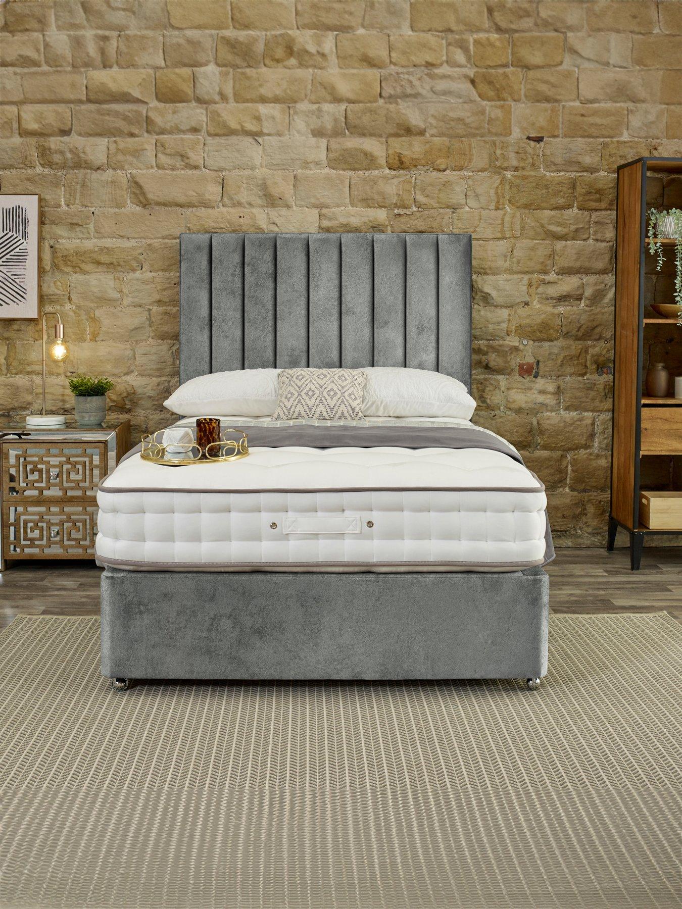 undefined Signature 2000 Pocket Mattress and Upholstered Divan Base Bed Set (Headboard sold separately) - FSC® Certified