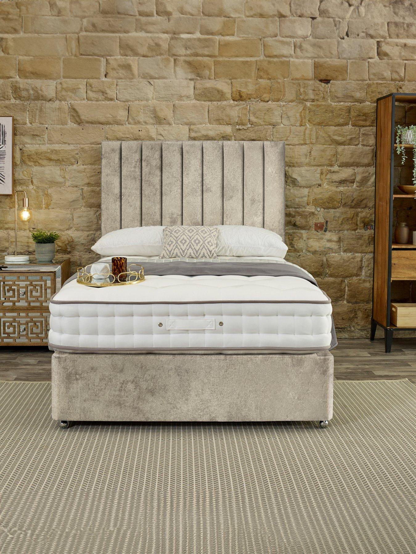 undefined Signature 2000 Pocket Mattress and Upholstered Divan Base Bed Set (Headboard sold separately) - FSC® Certified