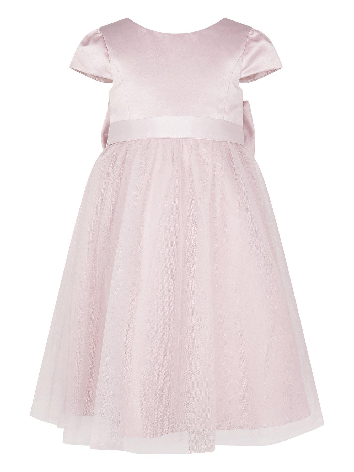 Monsoon Girls Tulle Bridesmaid Dress Pink Very