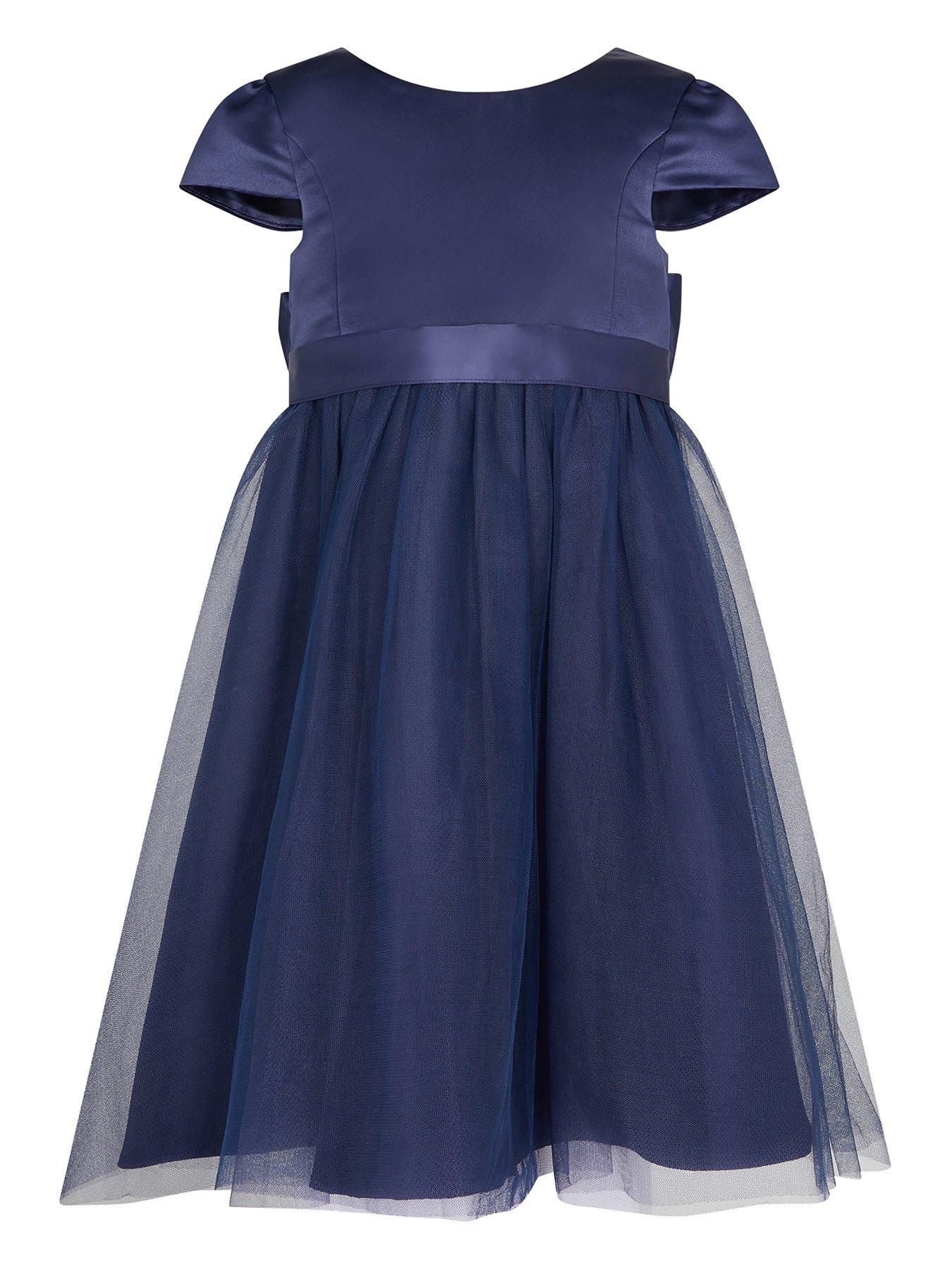 Monsoon navy bridesmaid dress hotsell