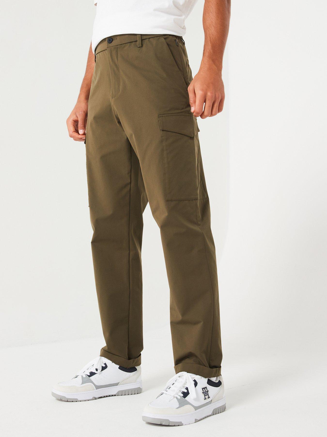 undefined Harlem Tapered Fit Performance Tech Cargo Pants - Khaki