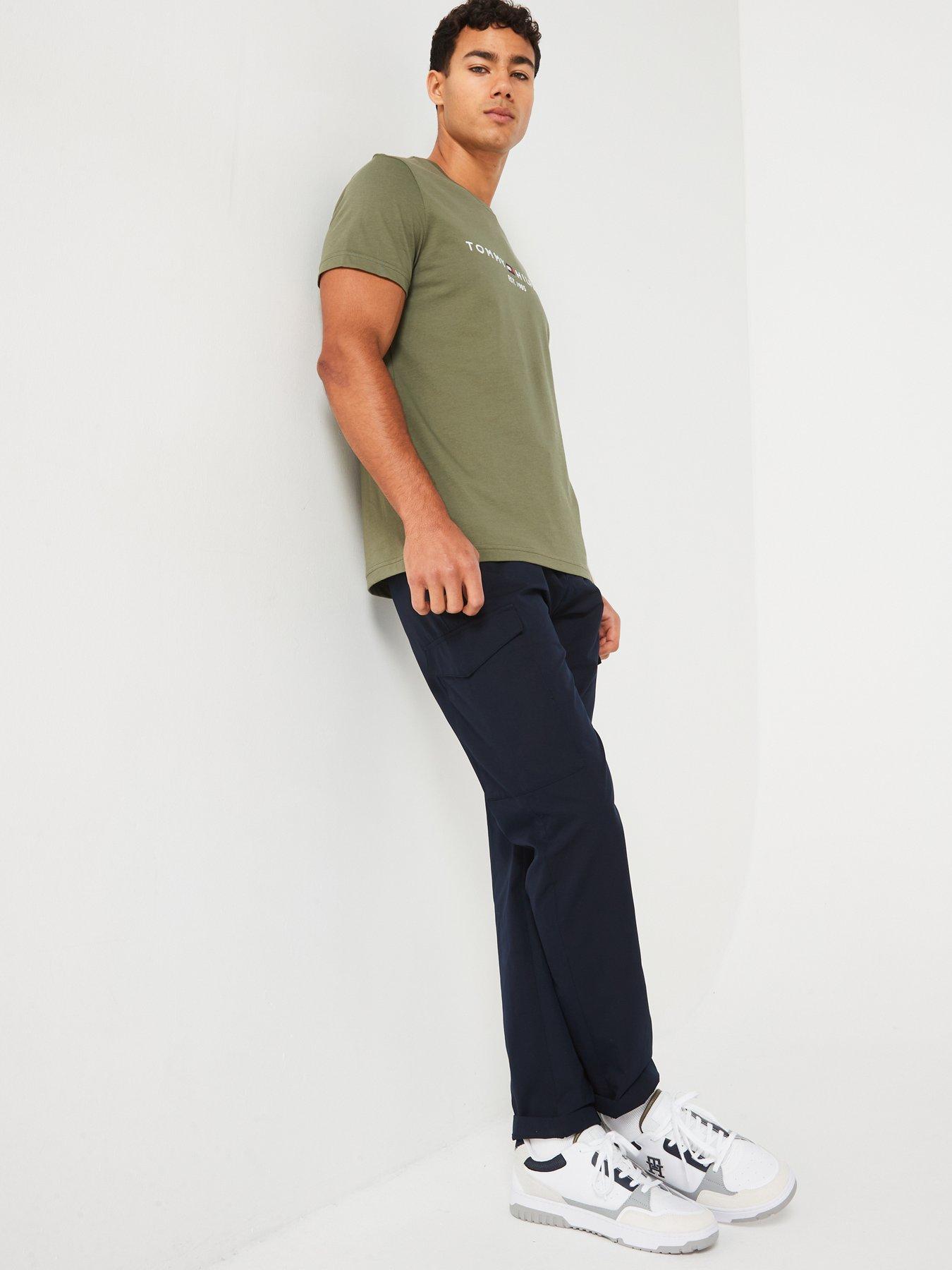 Image 3 of 4 of Tommy Hilfiger Harlem Tapered Fit Performance Tech Cargo Pants - Navy