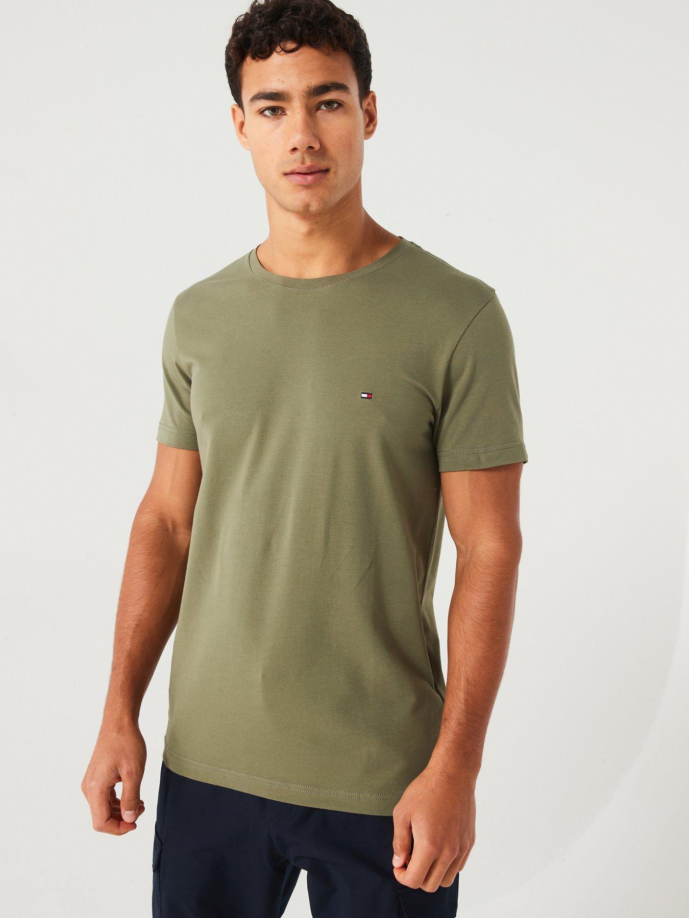 Tommy Hilfiger Stretch Slim Fit T-Shirt - Khaki