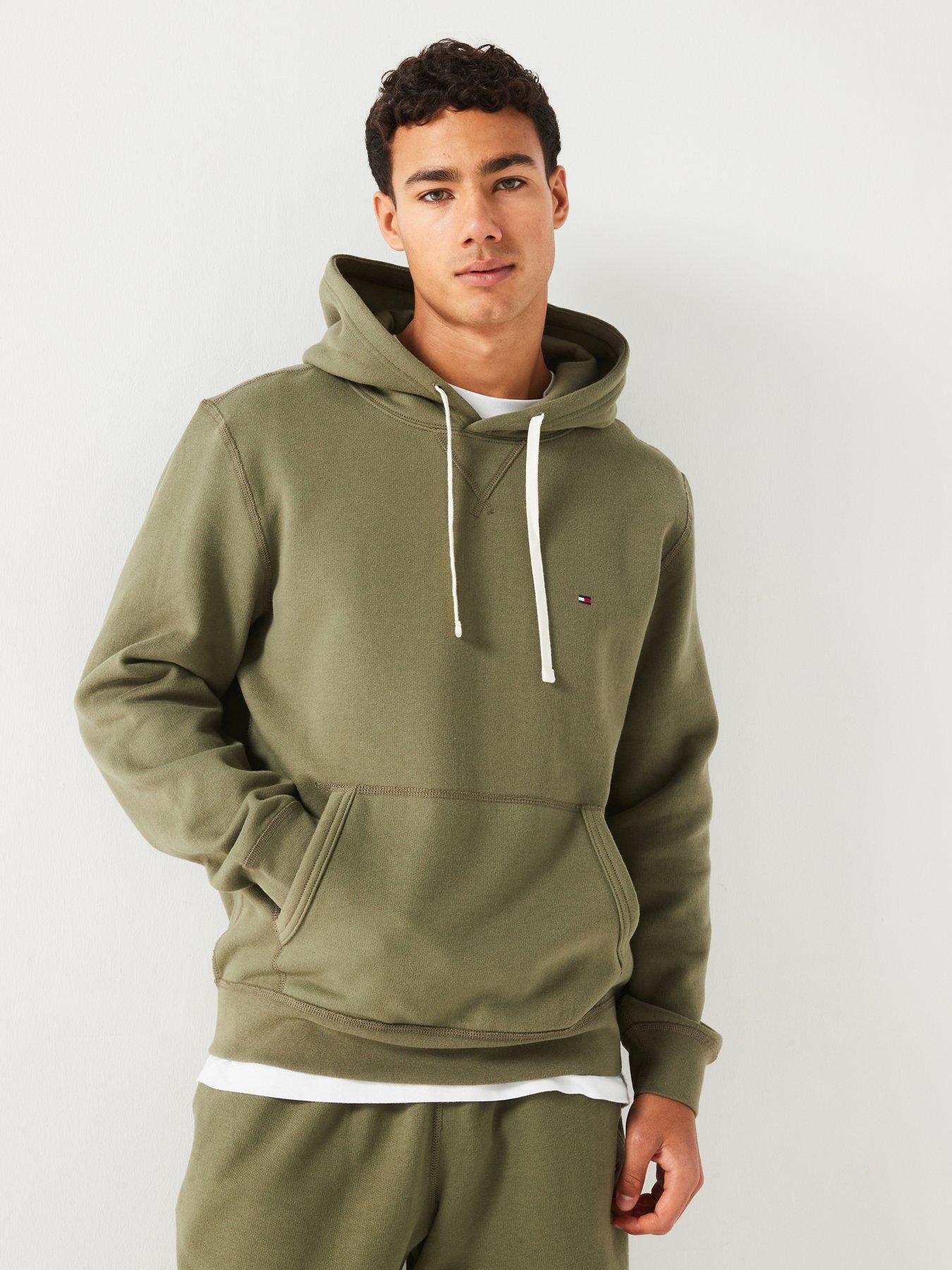 Essential Fleece Overhead Hoodie Khaki