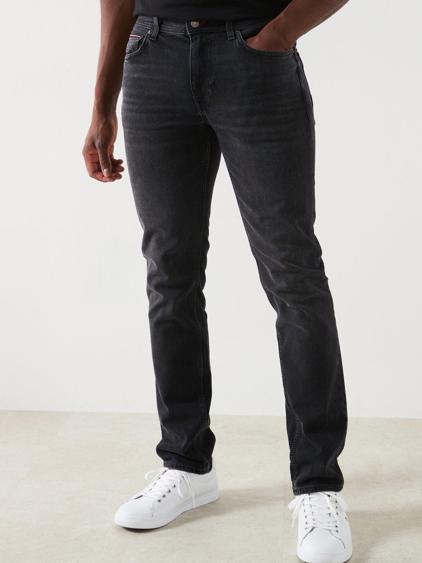 Tommy Hilfiger Denton Straight Fit Jeans - Black | Very