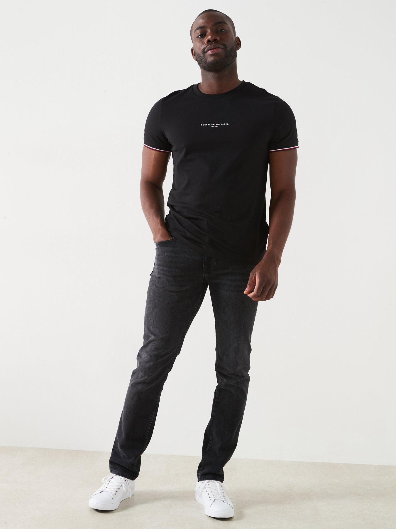 Image 3 of 6 of Tommy Hilfiger Denton Straight Fit Jeans - Black