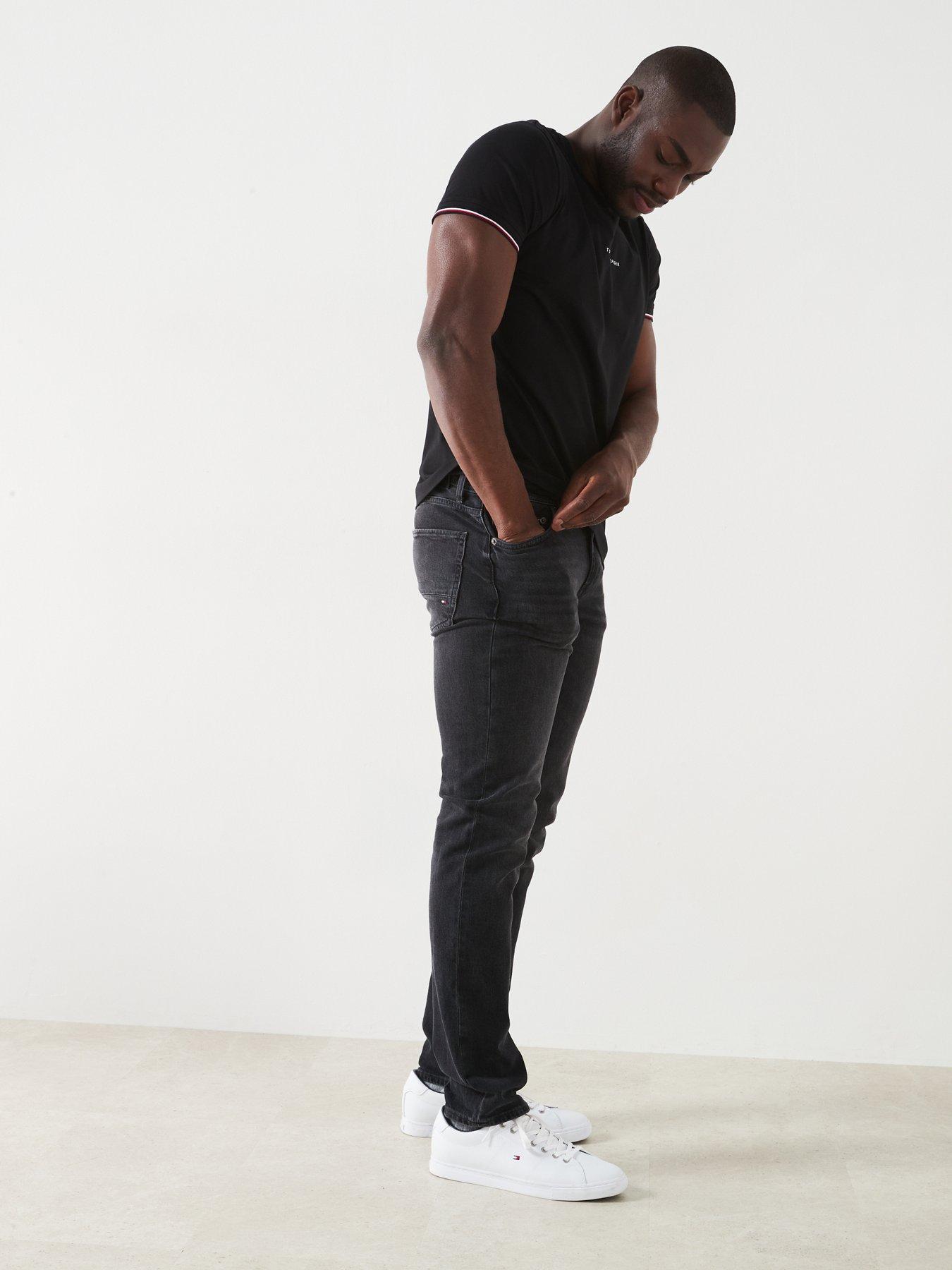 Image 5 of 6 of Tommy Hilfiger Denton Straight Fit Jeans - Black