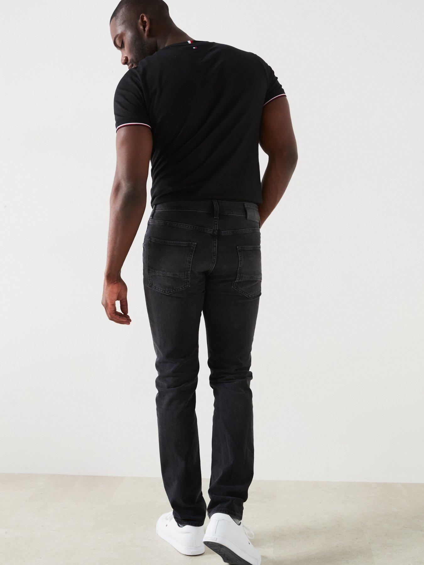 Image 6 of 6 of Tommy Hilfiger Denton Straight Fit Jeans - Black