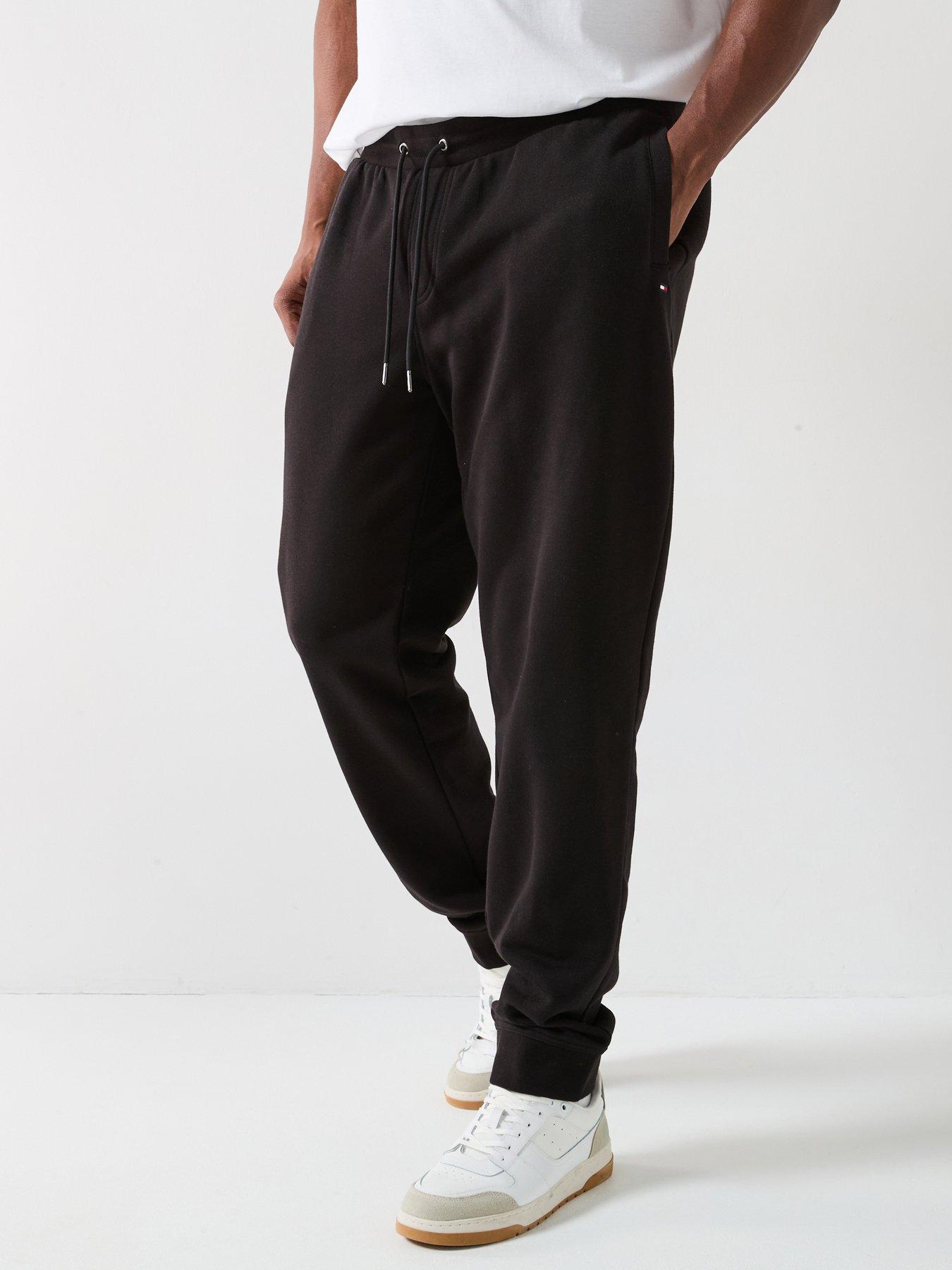 undefined Big  &  Tall Essential Fleece Cuff Joggers - Black