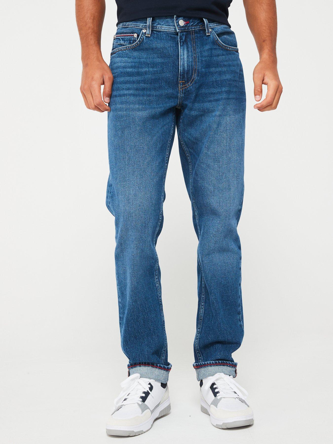 undefined Denton Straight Fit Jeans - Mid Wash