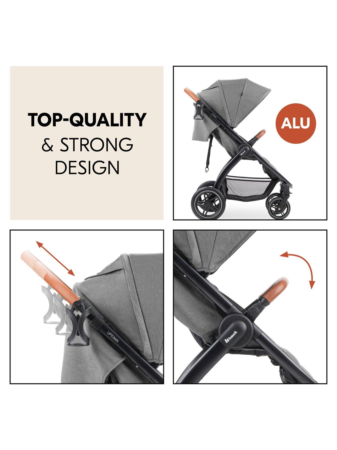 Image 3 of 8 of Hauck Uptown Stroller - Grey
