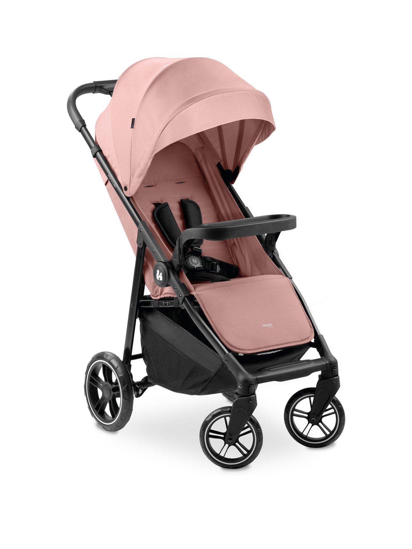 Hauck Shop N Care Stroller Dark Pink Very