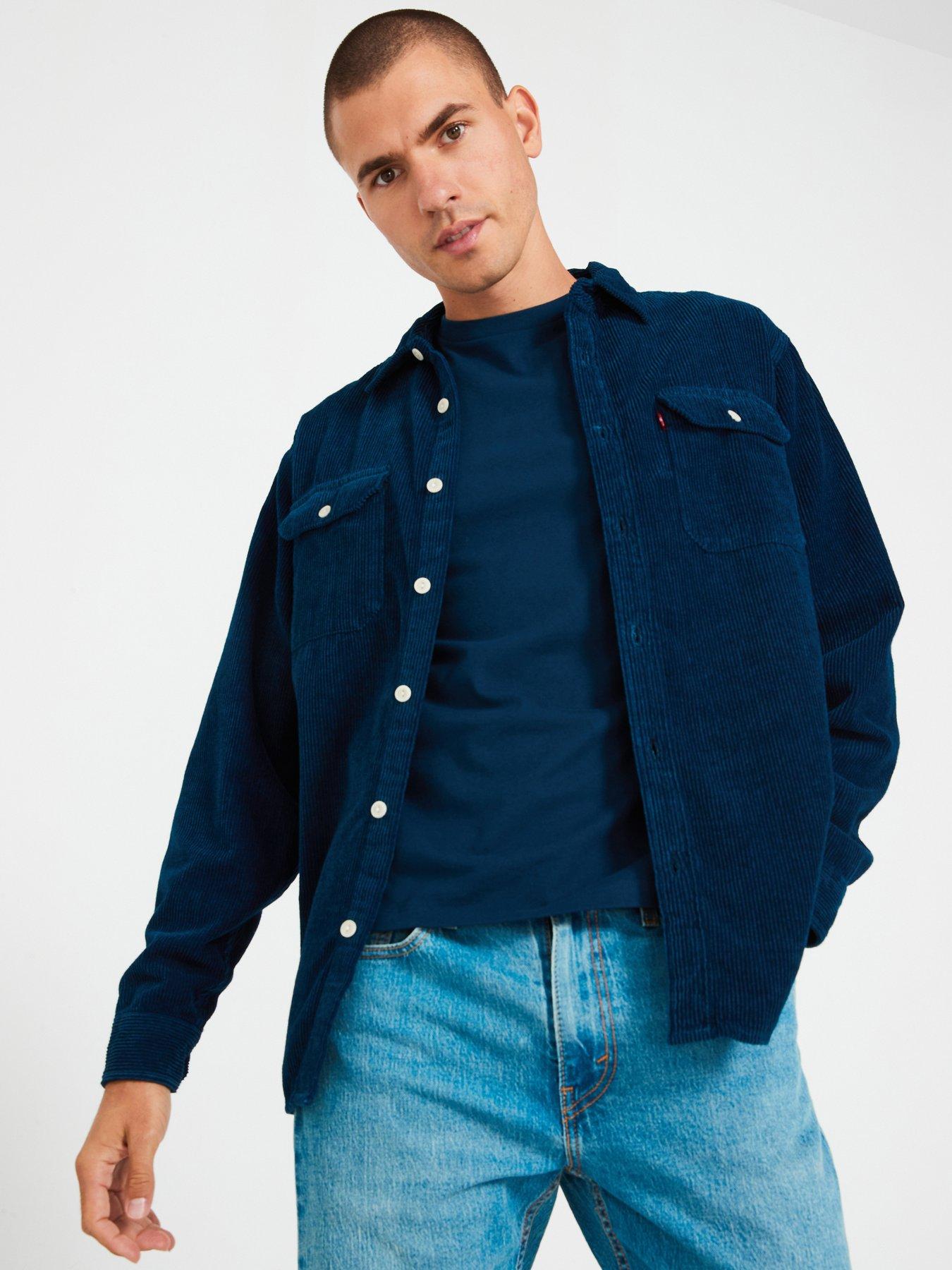 undefined Jackson Worker Long Sleeve Shirt - Navy