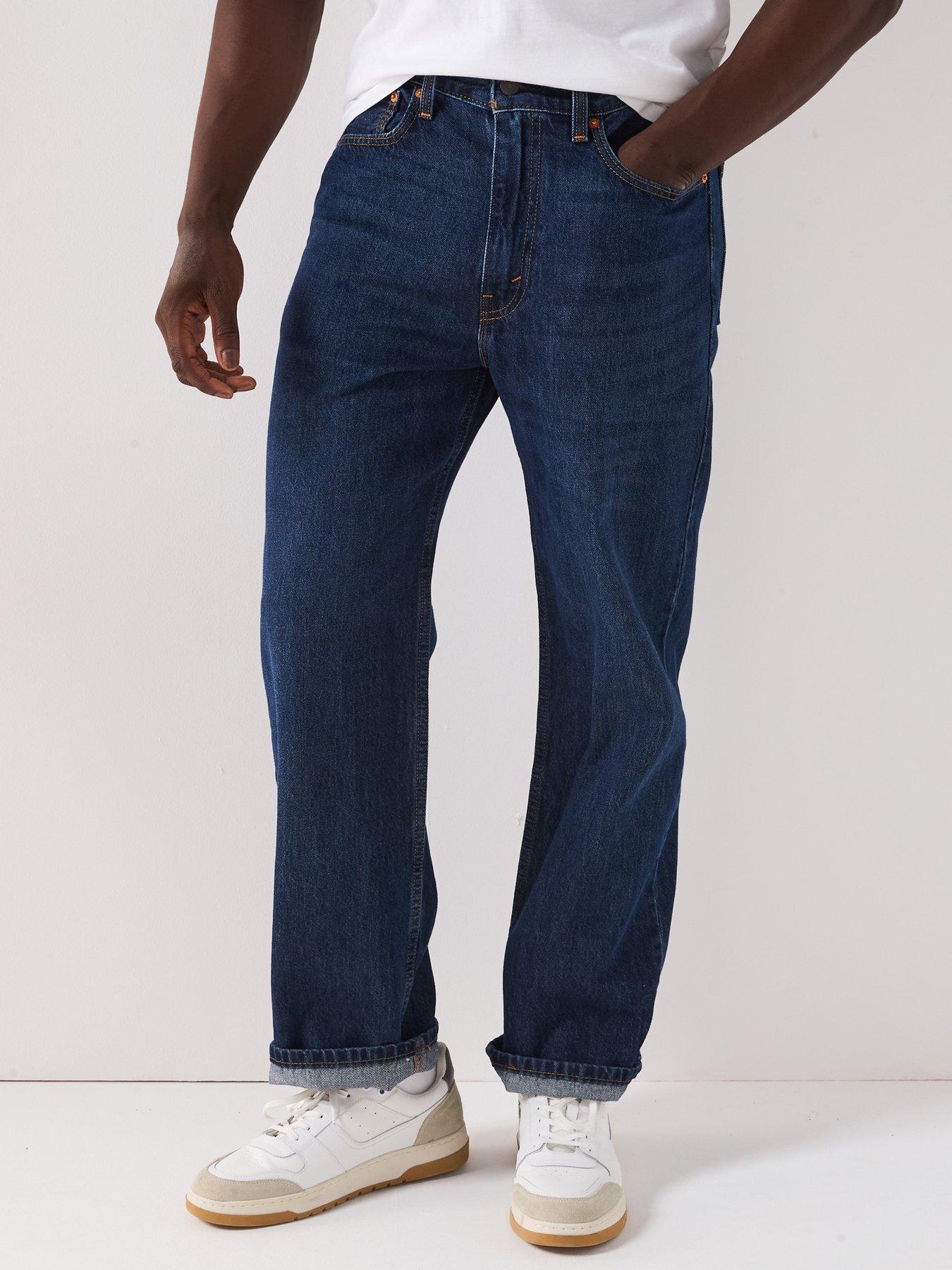 Levi's 565 '97 Loose Straight Fit Jeans - Next One Up - Dark Blue, Dark Blue, Size 34, Inside Leg Regular, Men