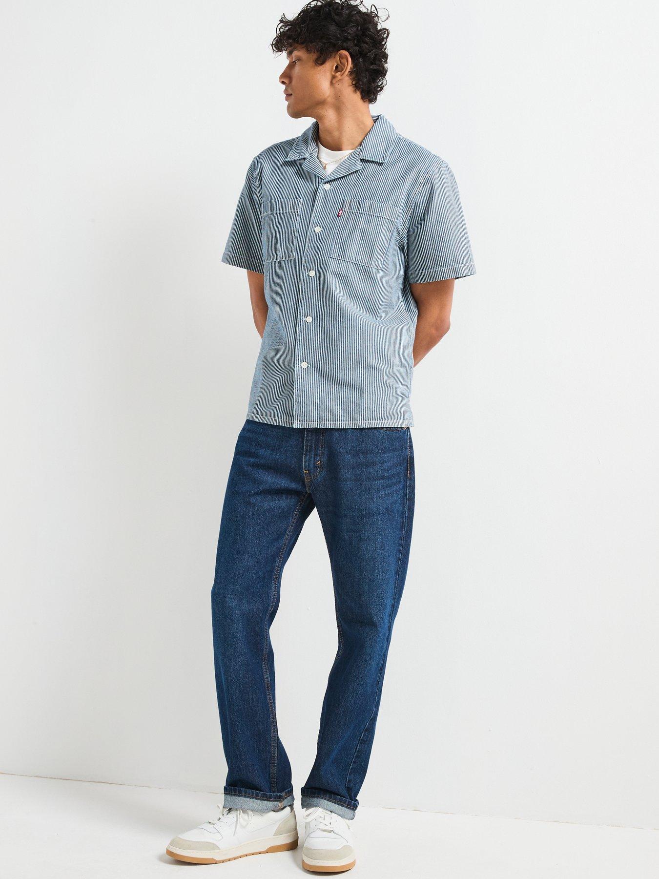 Image 3 of 6 of Levi's 555 '96 Relaxed Straight Fit Jeans - Next One Up - Dark Blue