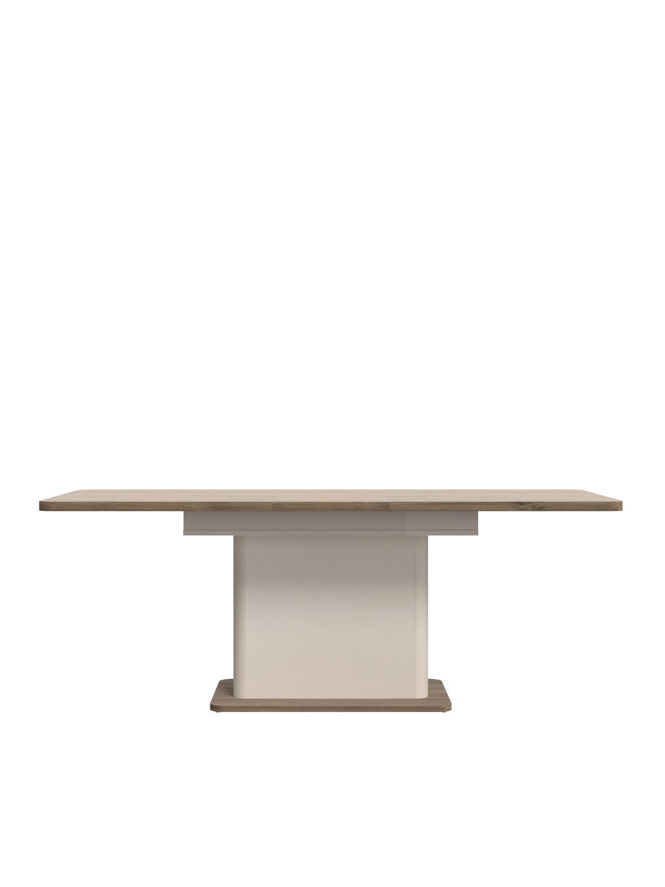 Image 4 of 7 of Lacetti 200 cm Extending Dining Table - Cream/Oak