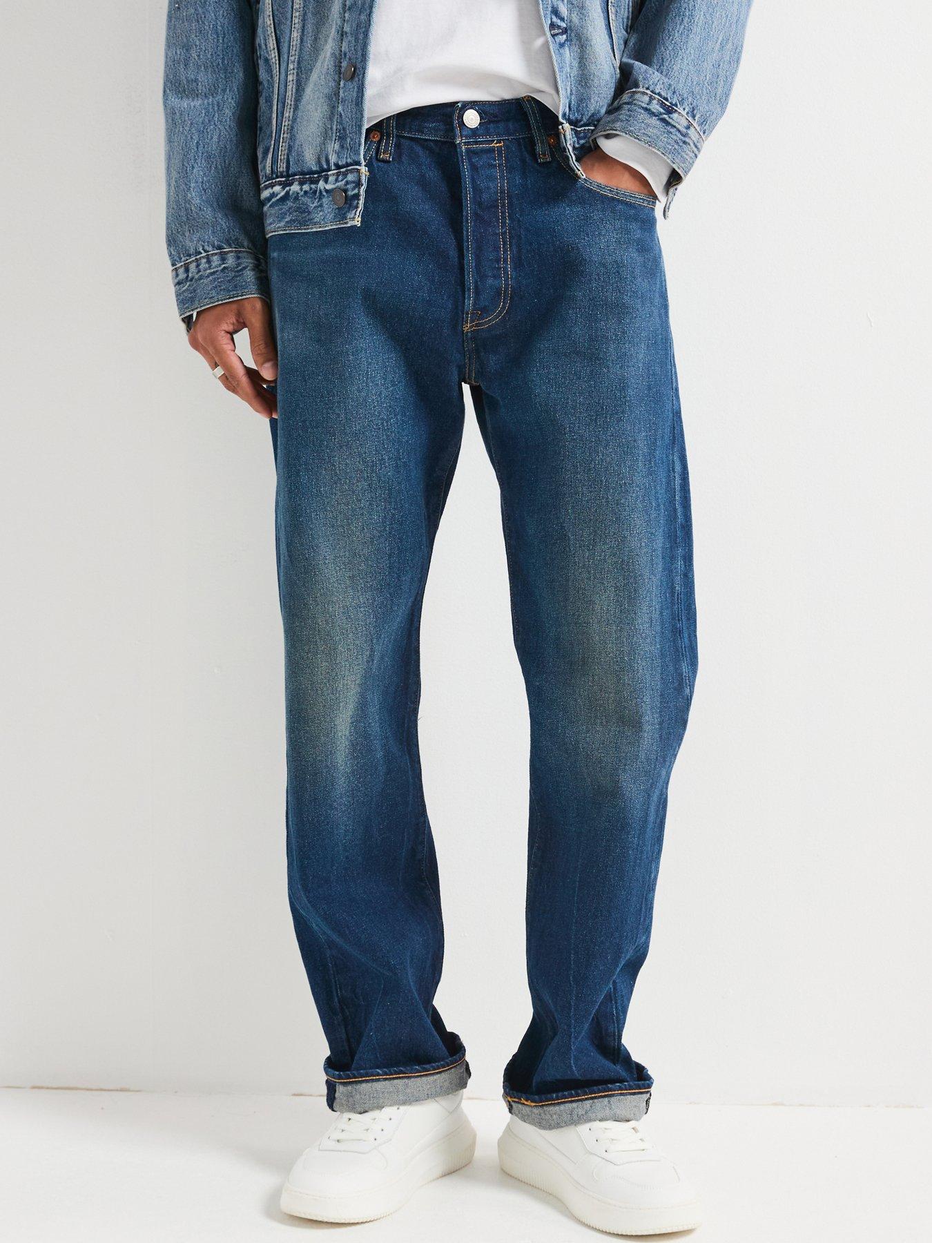 undefined 501 Original Straight Fit Jeans - It'S Time To Go Stretch - Dark Blue