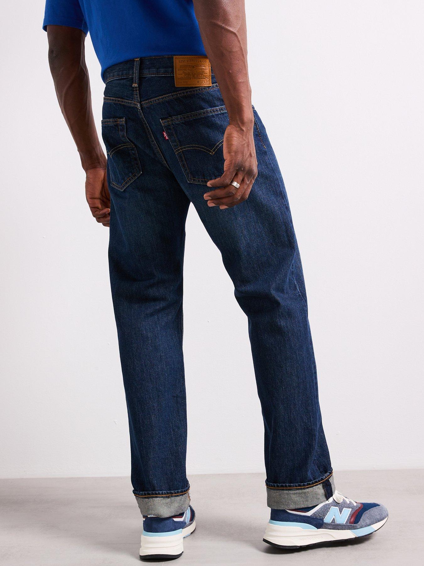 Image 3 of 5 of Levi's 555&trade; Relaxed Straight Fit Jeans - Dark Blue