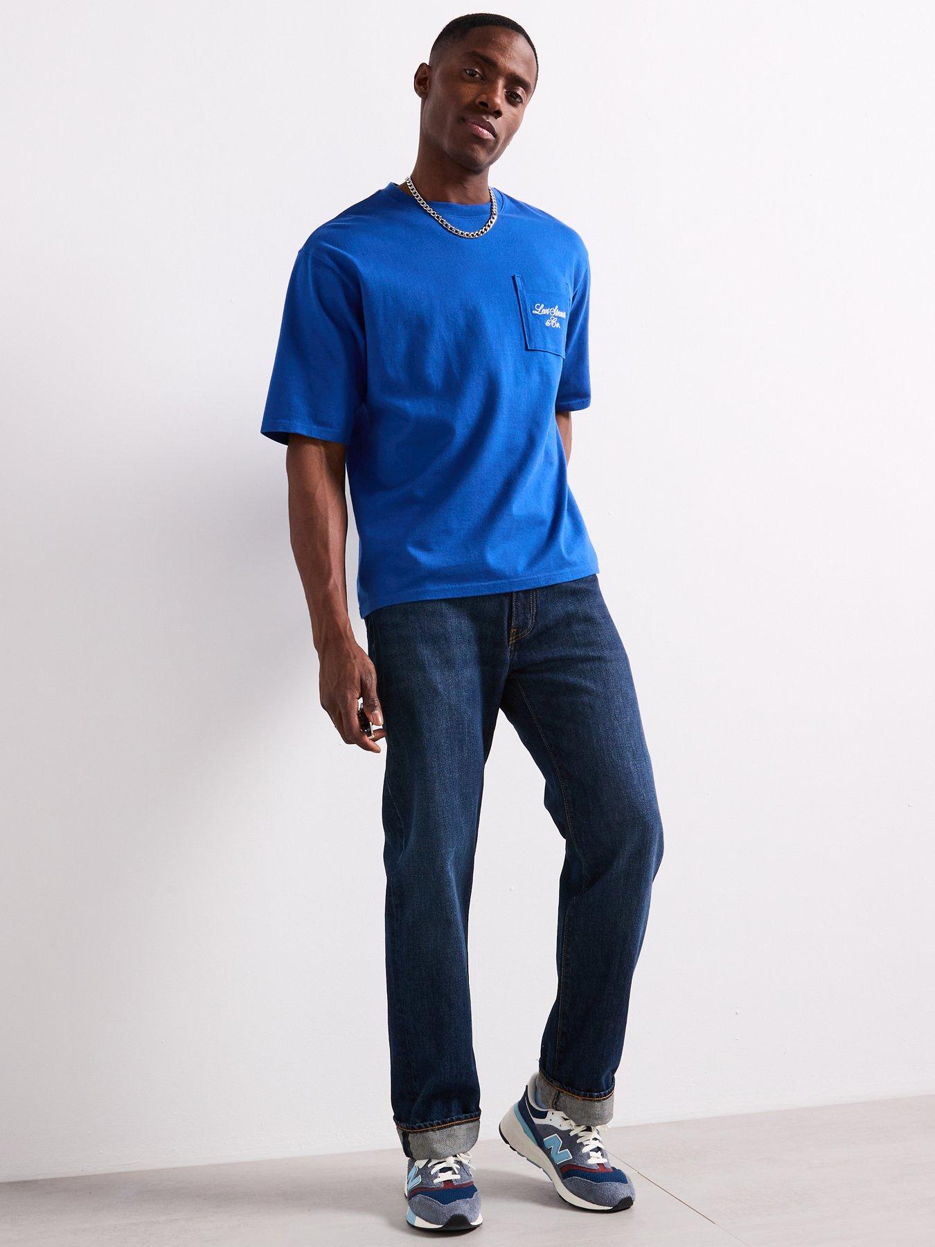 Image 5 of 5 of Levi's 555&trade; Relaxed Straight Fit Jeans - Dark Blue