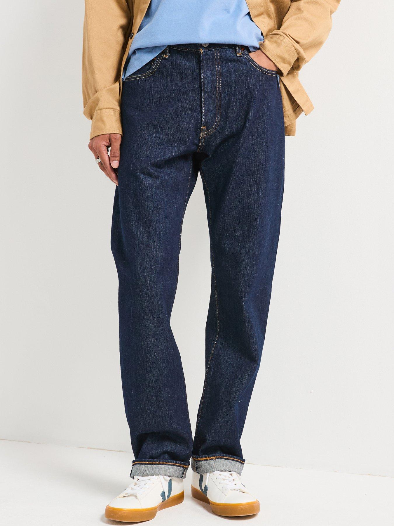 undefined 555 Relaxed Straight Fit Jeans - Welcome To The Game - Dark Blue