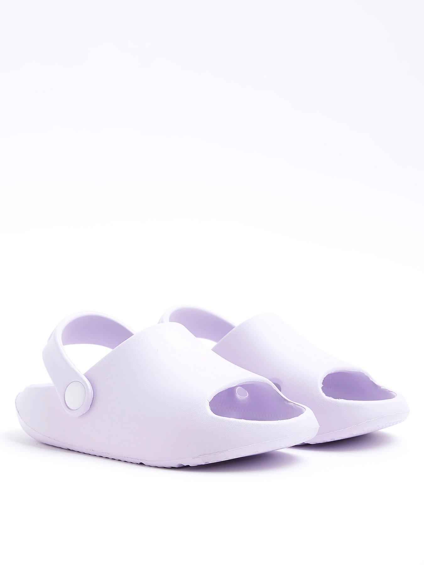 Mini Girls Moulded Sliders Purple