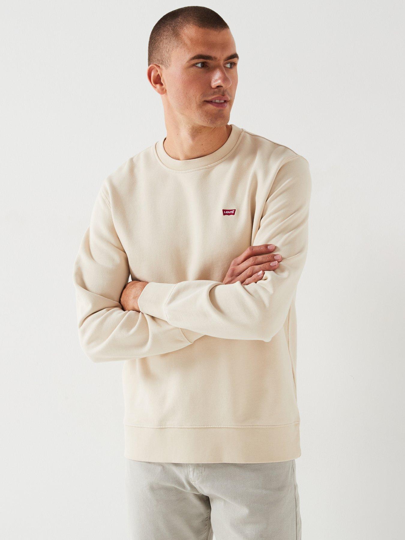 Levi's Levis Original Housemark Crew Neck Sweat Top - Cream