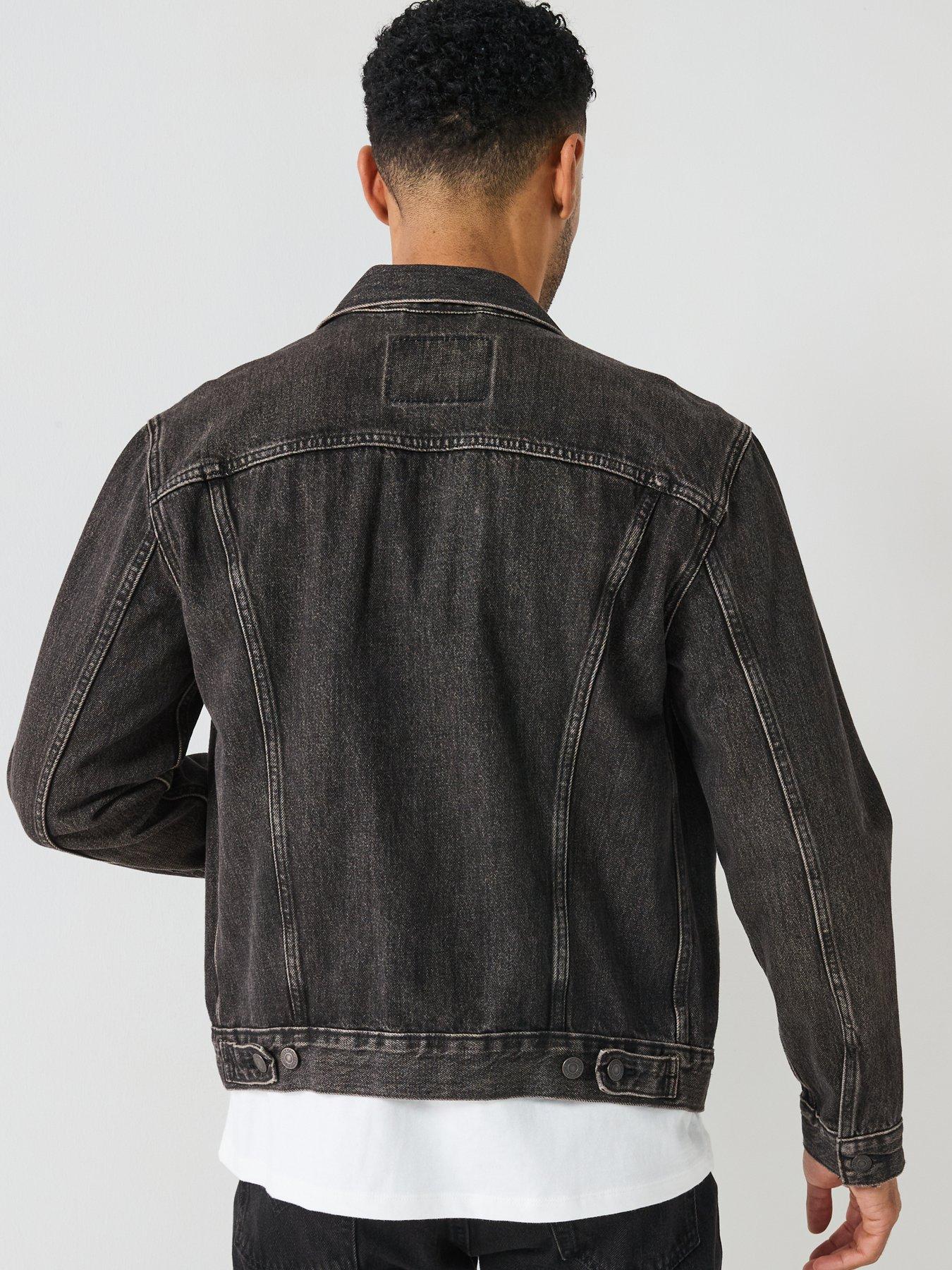 Image 2 of 4 of Levi's Denim Trucker Jacket - Black
