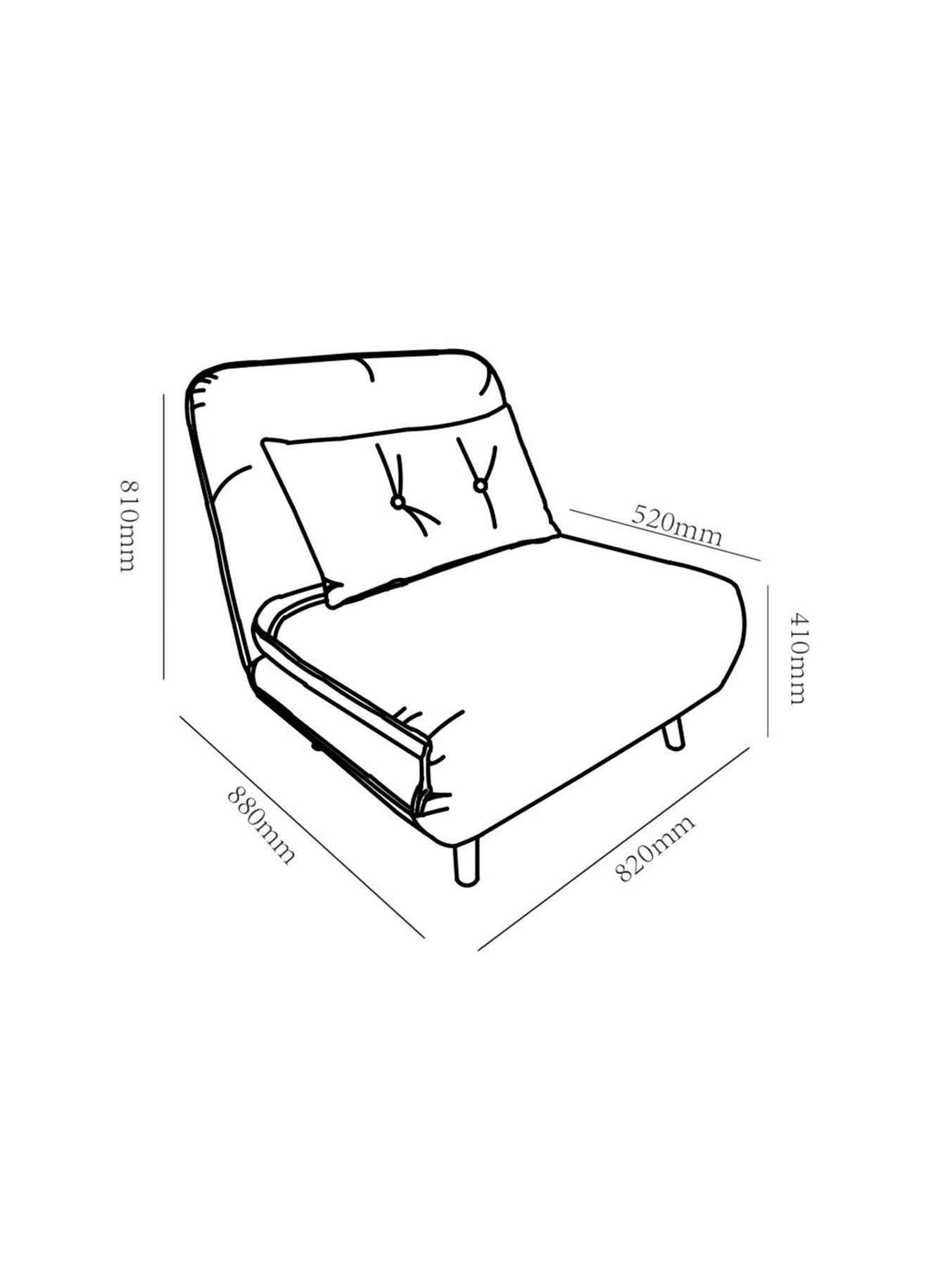 Image 6 of 7 of Very Home Sansa Chair&nbsp;Bed&nbsp;- FSC&reg; Certified
