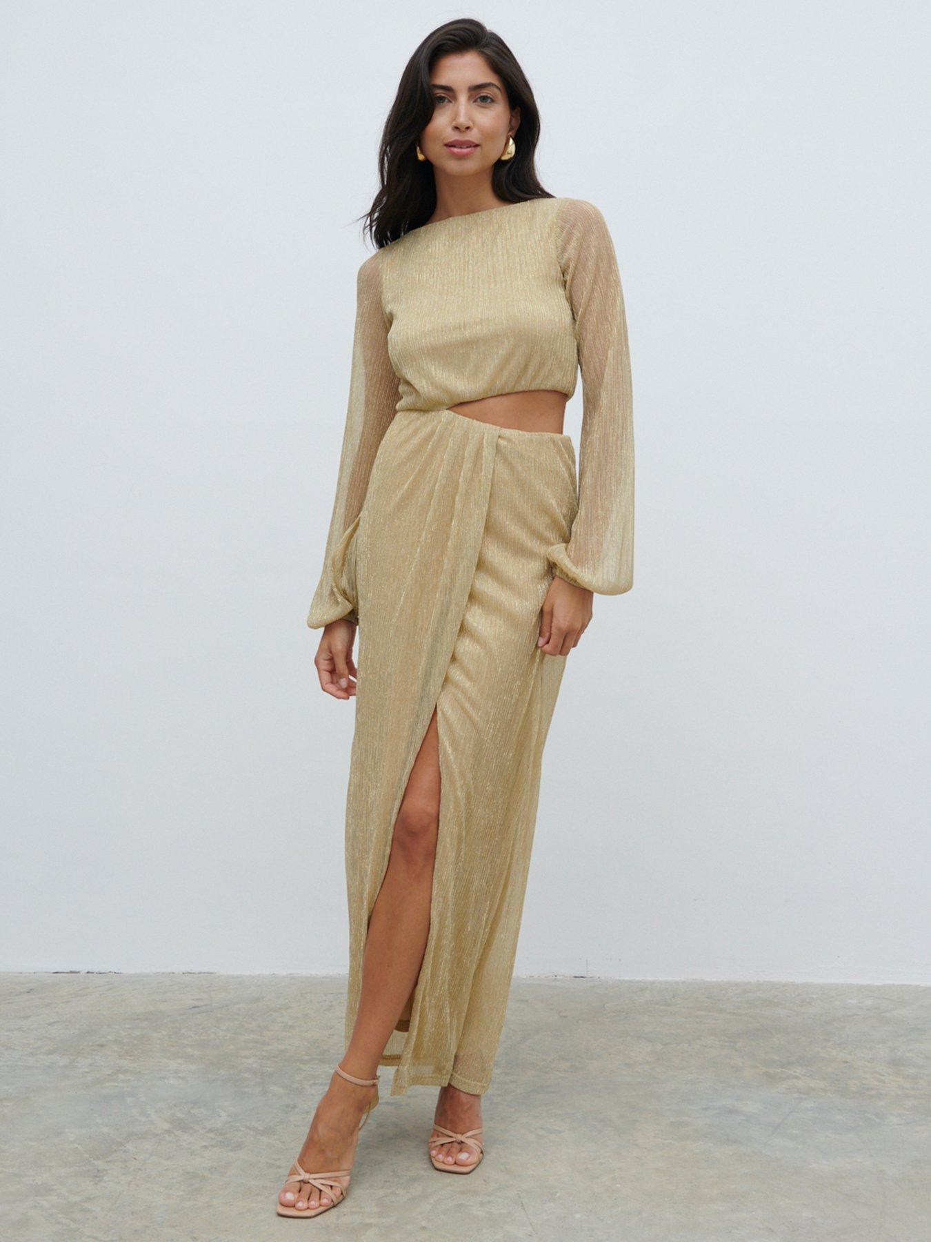 Pretty gold dresses shop