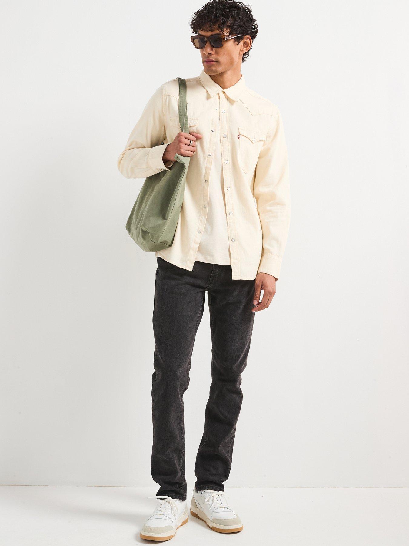 Image 3 of 6 of Levi's 515 Slim Taper Fit Jeans - Copy That - Black