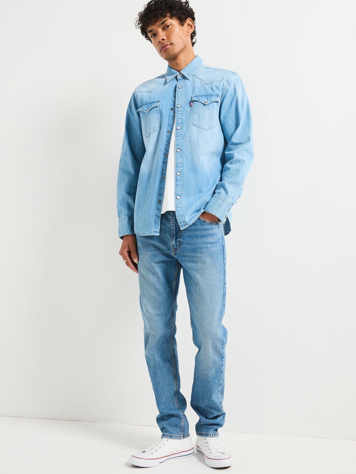 Image 3 of 6 of Levi's 515 Slim Taper Fit Jeans - Come On In - Blue