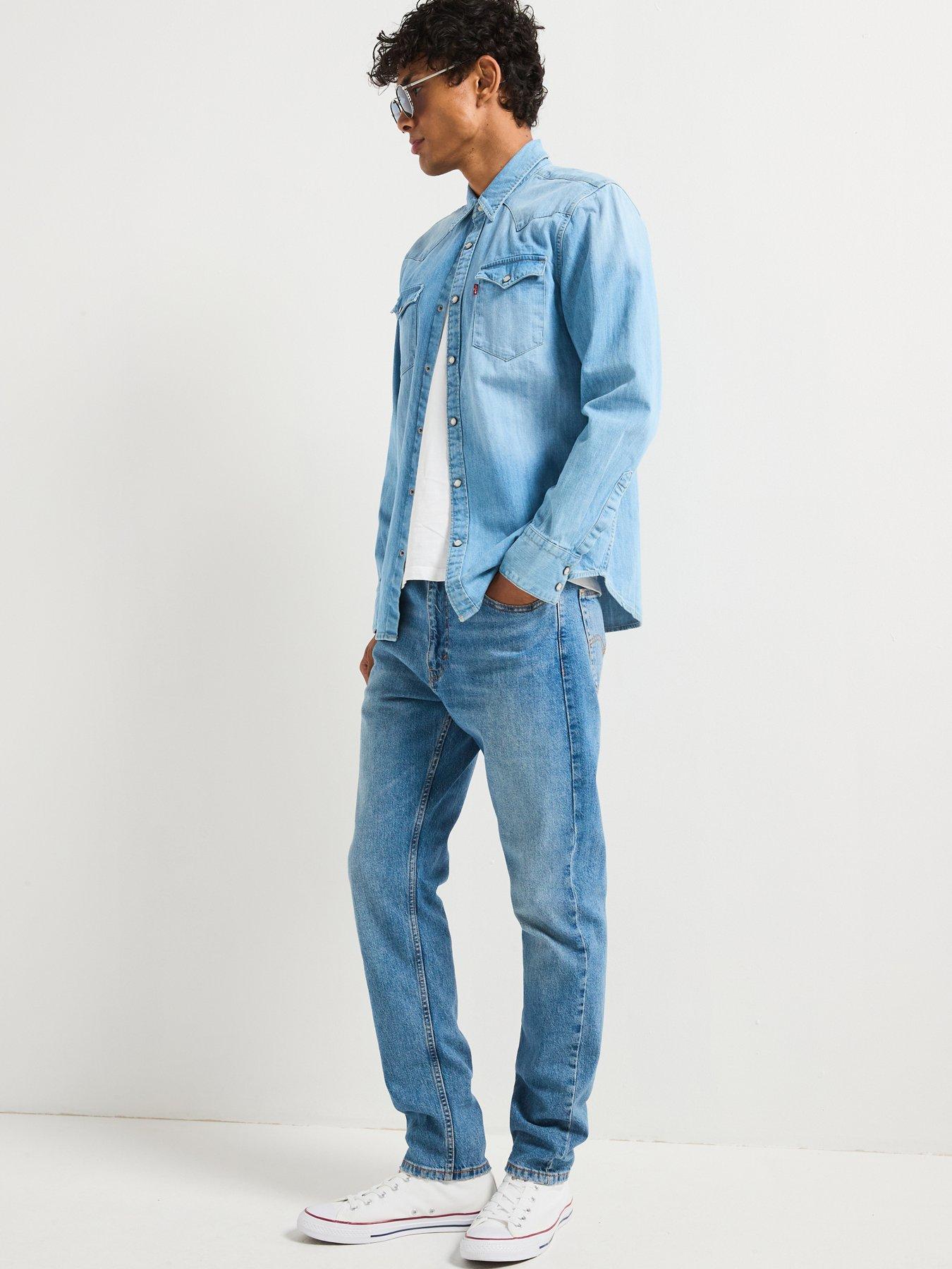 Image 4 of 6 of Levi's 515 Slim Taper Fit Jeans - Come On In - Blue