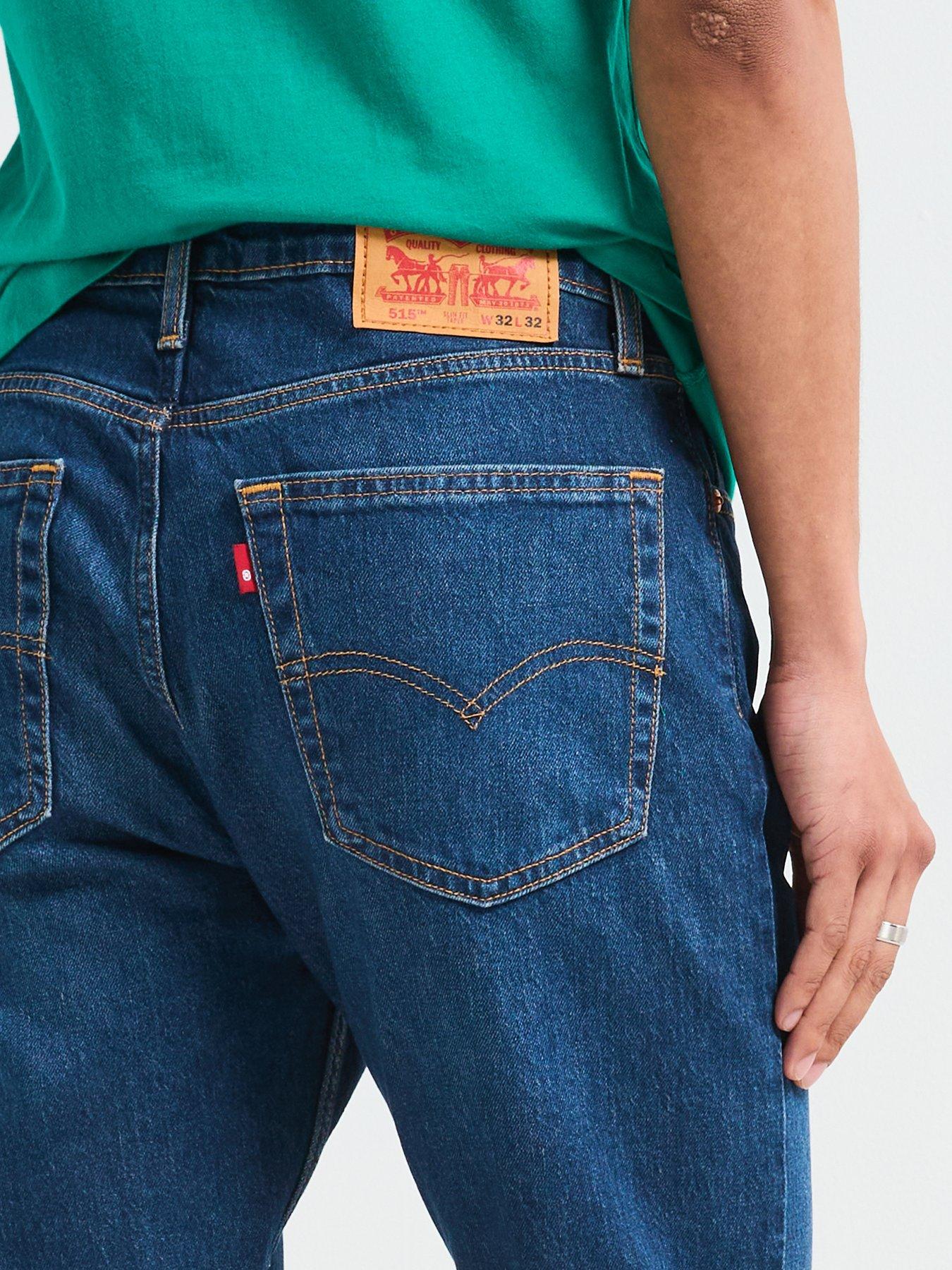 Image 5 of 5 of Levi's 515 Slim Taper Fit Jeans - Slept In - Dark Blue