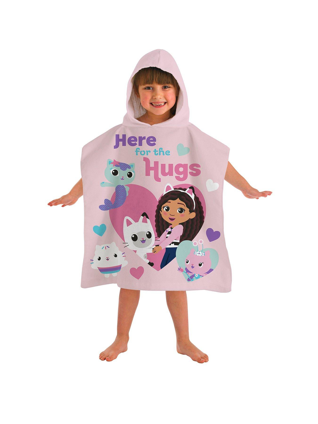 Product photograph of Gabby S Dollhouse Here For Hugs Hooded Poncho Towel - Multi from very.co.uk