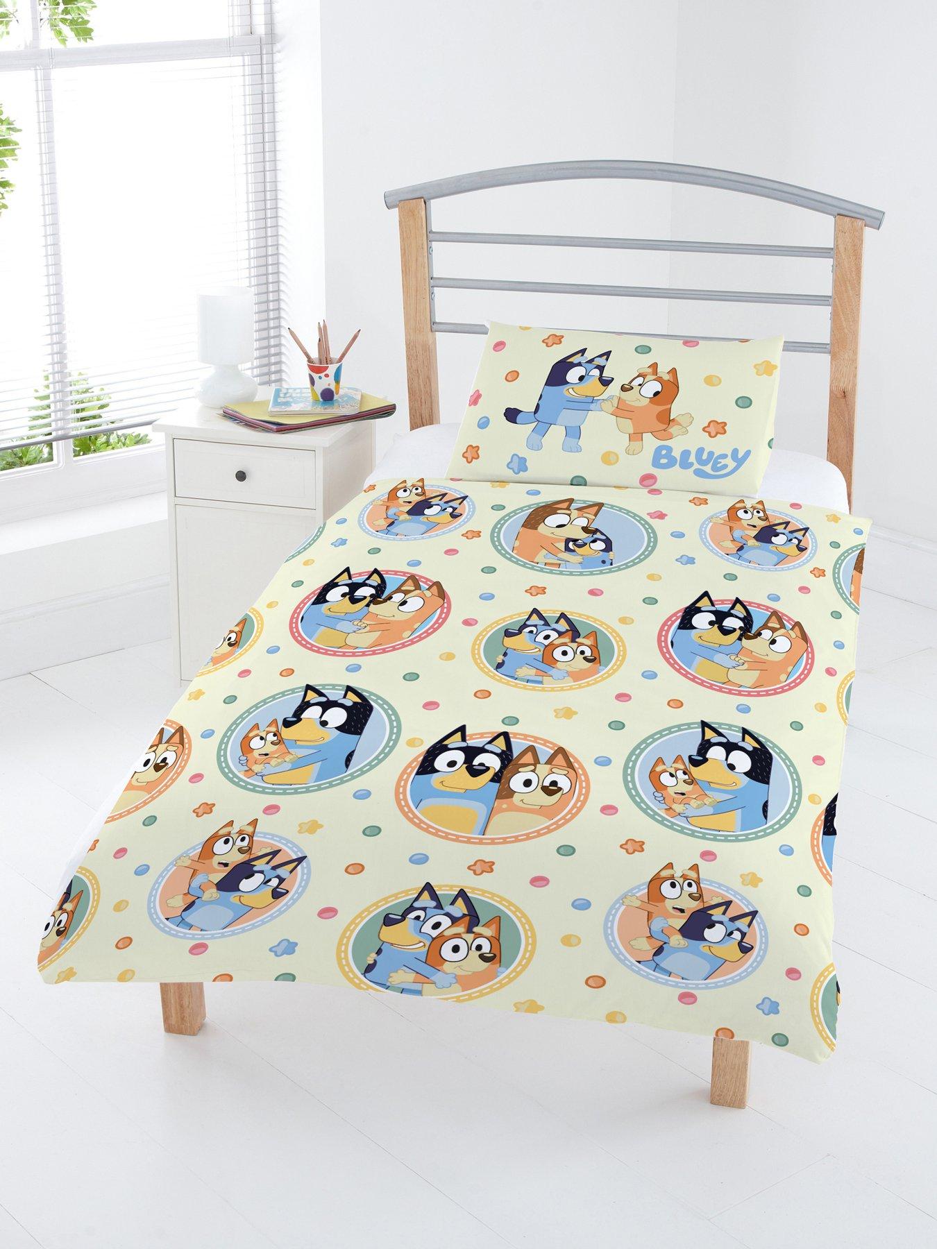 Product photograph of Bluey Frames Junior Duvet Cover Set from very.co.uk