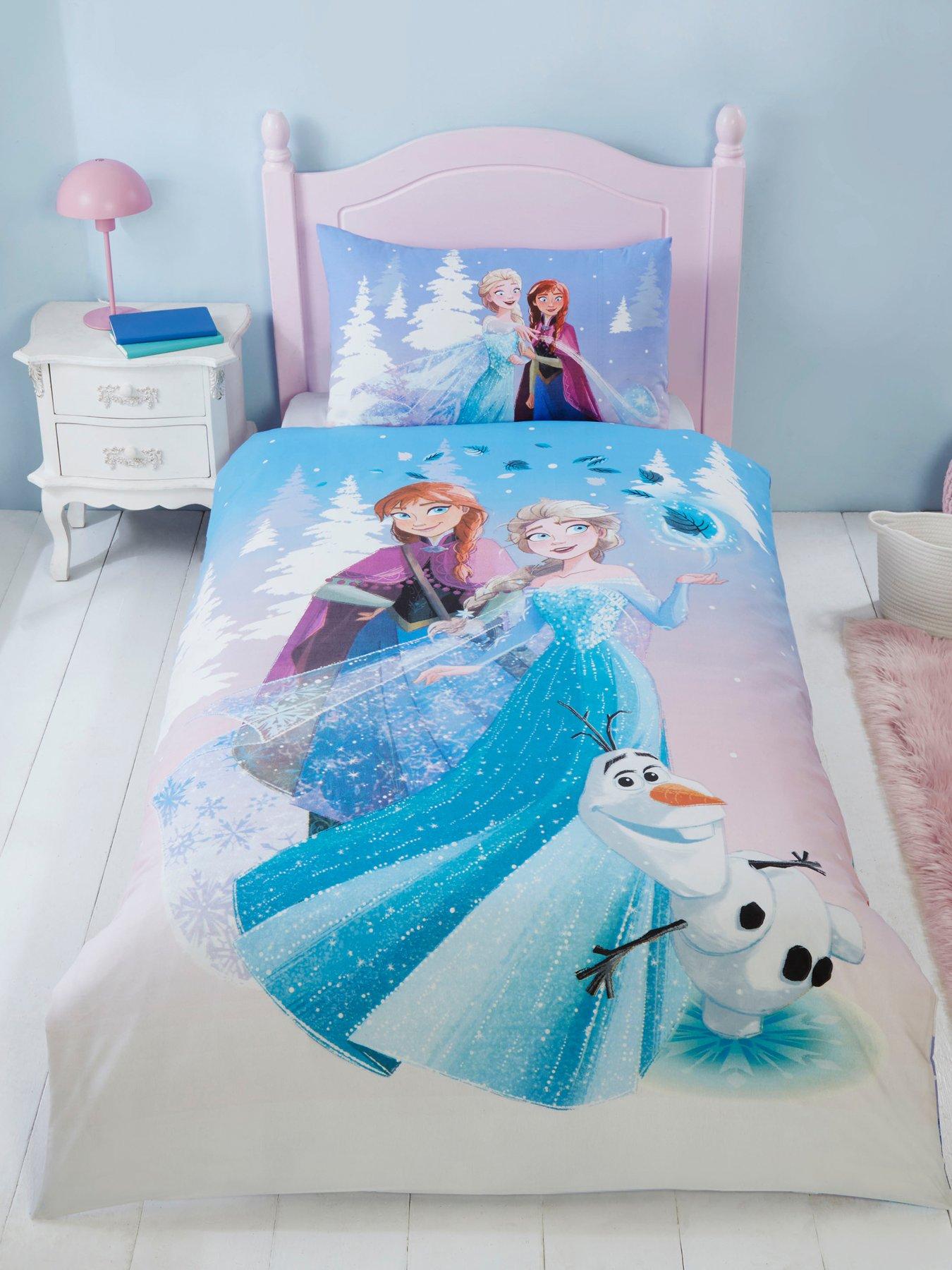 Product photograph of Disney Frozen Magical Single Duvet Cover Set from very.co.uk