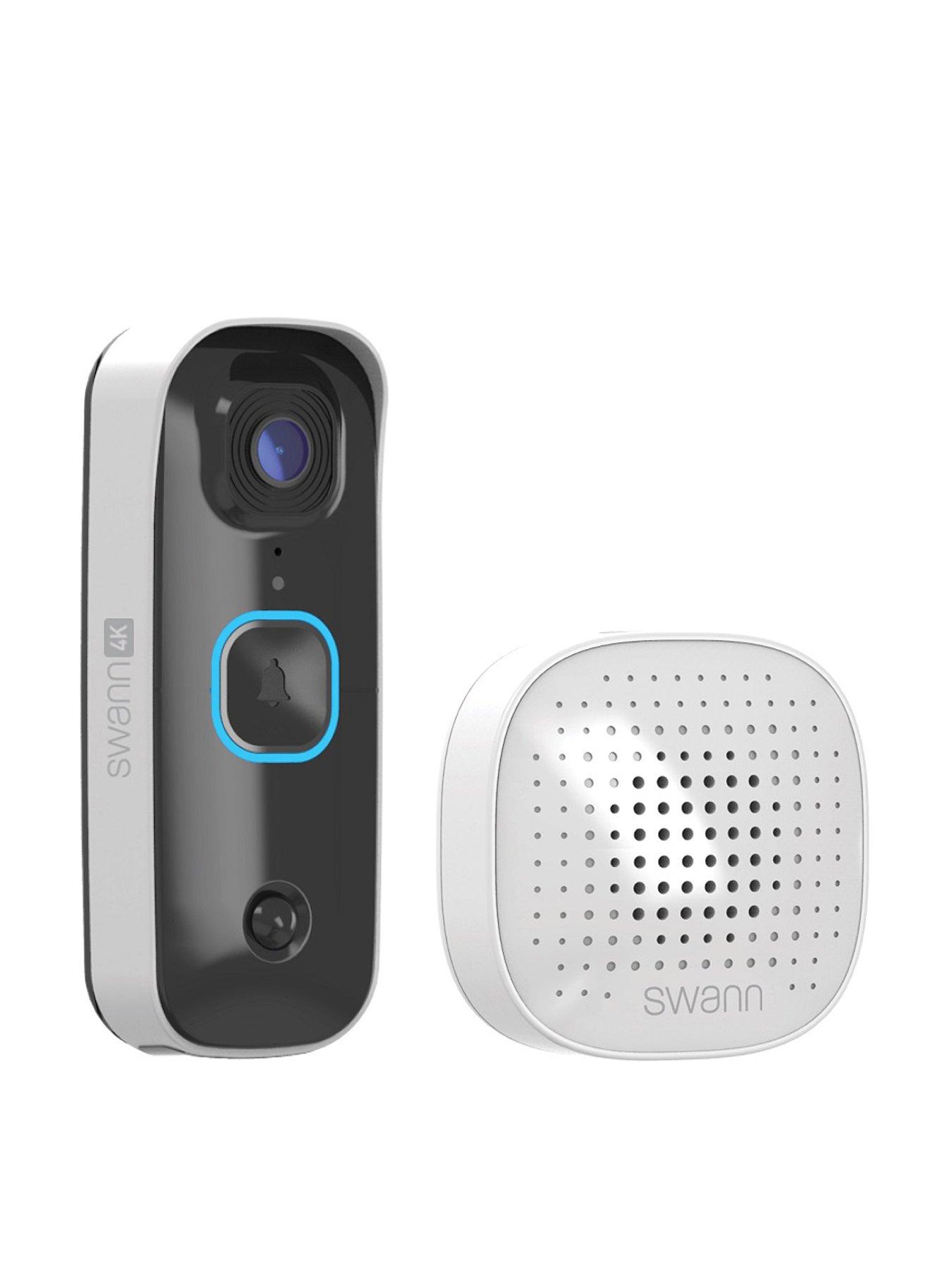 Swann 4K Wireless Video Doorbell  &  Chime Speaker Unit