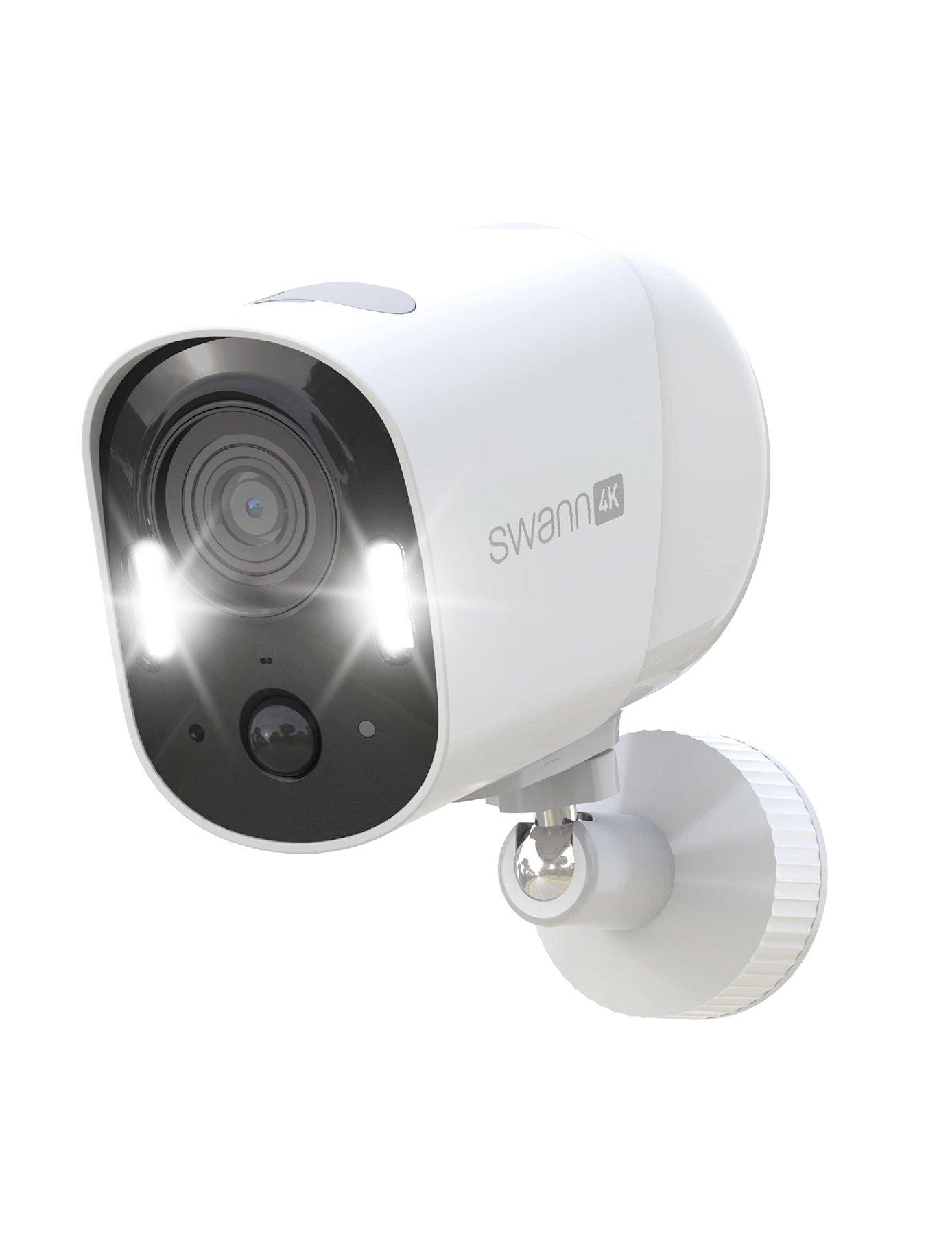 Product photograph of Swann Xtreem Pro 4k Wireless Camera With Spotlights from very.co.uk