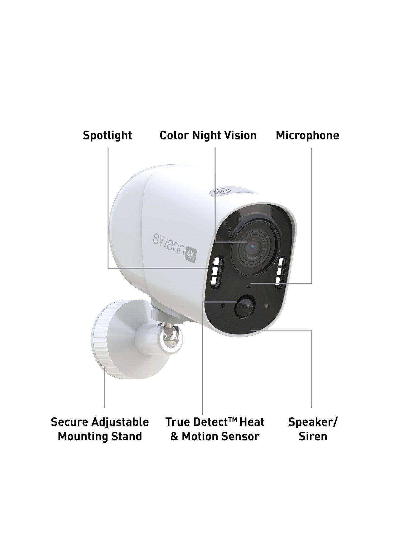 Image 2 of 7 of Swann Xtreem Pro 4K Wireless Camera with Spotlights