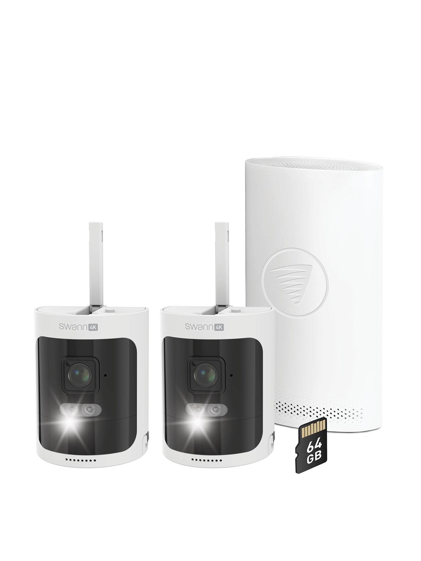 undefined 4K Security Kit with 2 x Powered Wi-Fi Cameras & NVR Tower
